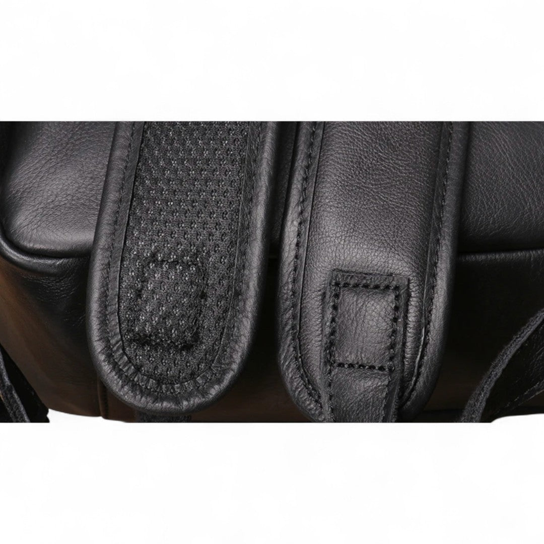 Sac à Dos Cuir Véritable Homme Vintage 20L – Élégant | Havresacs