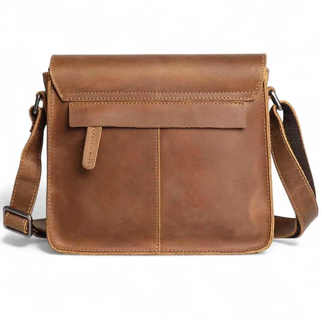 Sac Bandoulière Cuir Véritable Vintage Homme 7L – Chic | Havresacs HavreSacs
