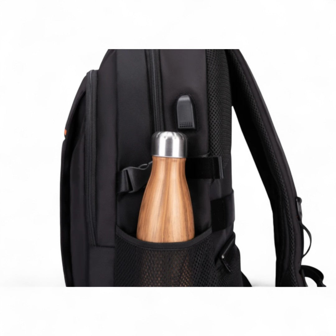 Sac à dos voyage noir de 30L – Étanche, Connecté & PC 15,6" HavreS