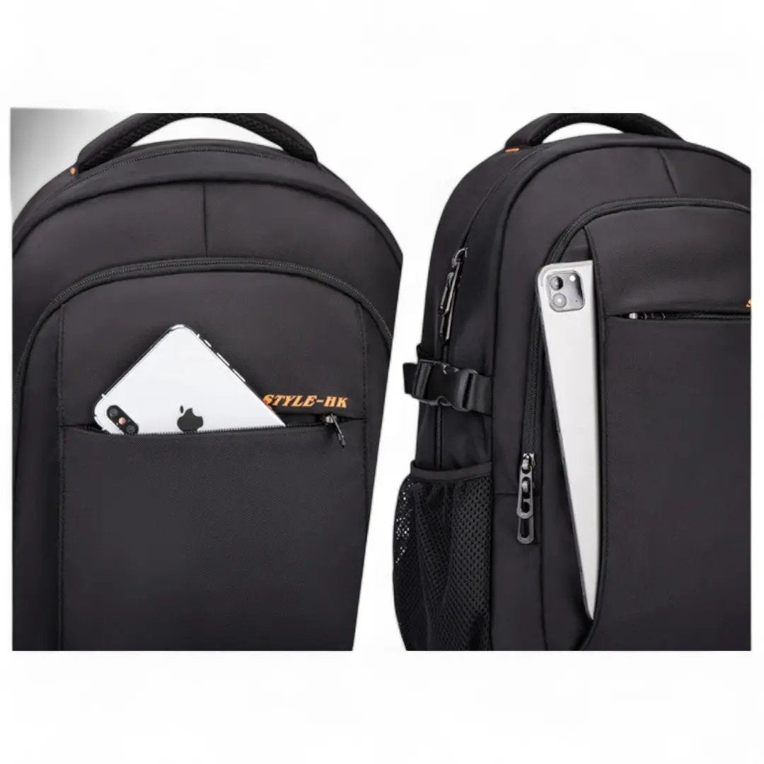 Sac à dos imperméable noir de 30L, idéal voyage et avion - Havresacs - HavreS