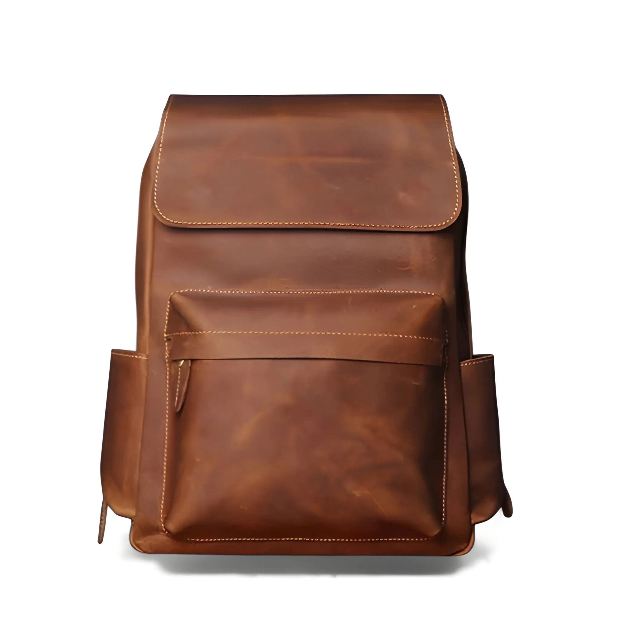 Sac à Dos Cuir Véritable Vintage 15.6’’ Élégant – 20L | Havresacs HavreSacs