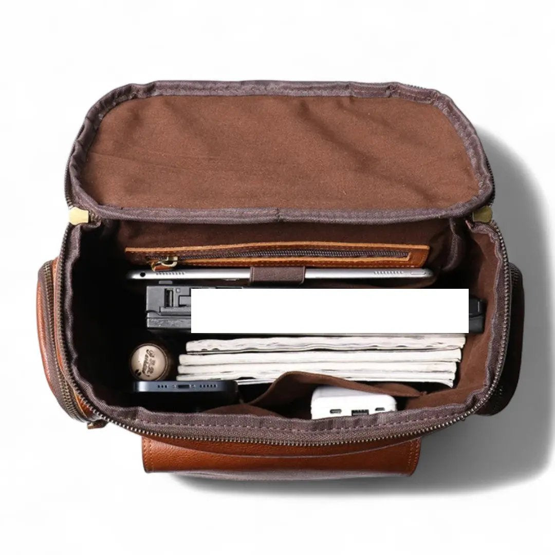 Sac à Dos Cuir Véritable Vintage PC 15’’ Voyage – 20L | Havresacs HavreSacs