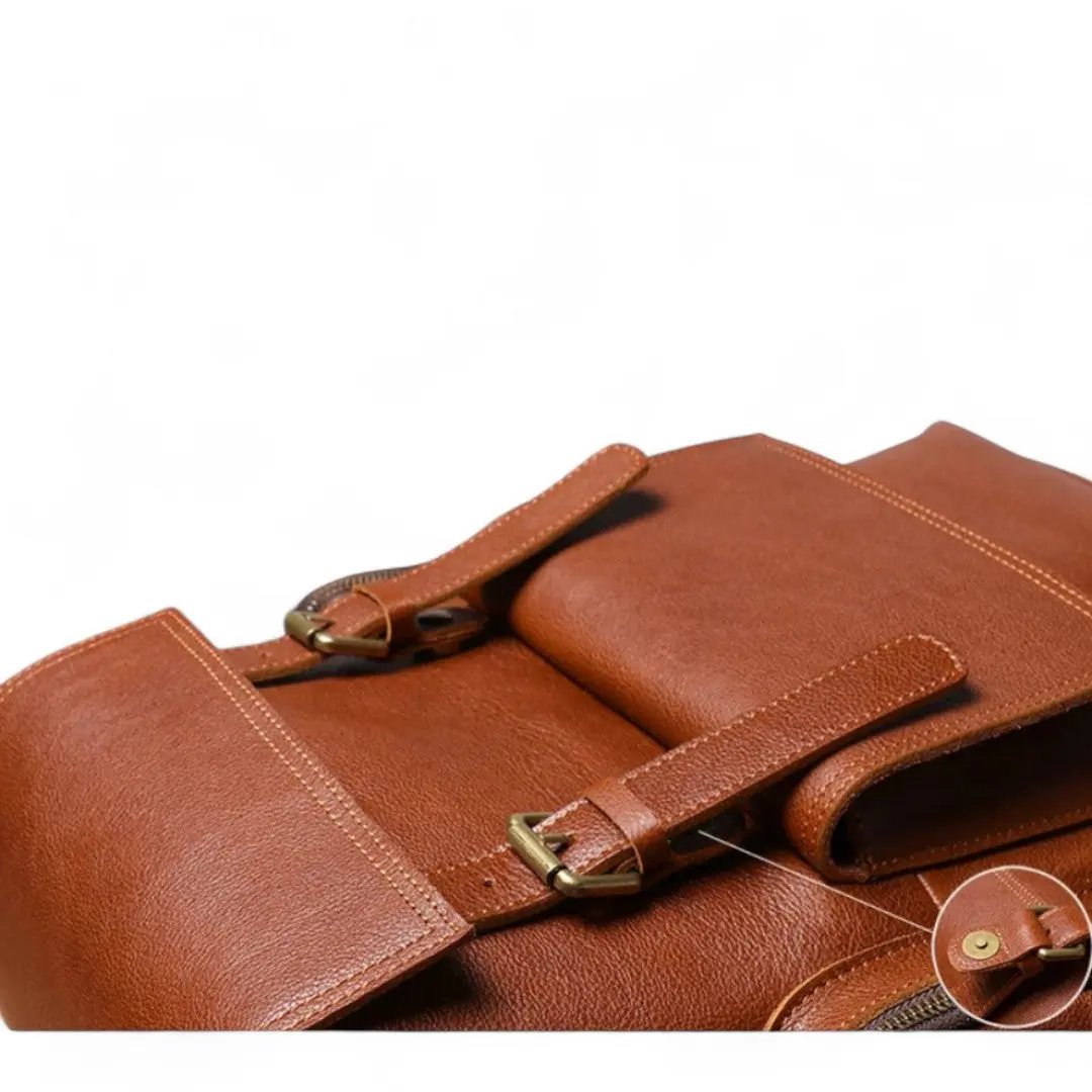 Sac à Dos Cuir Véritable Vintage PC 15’’ Voyage – 20L | Havresacs HavreSacs