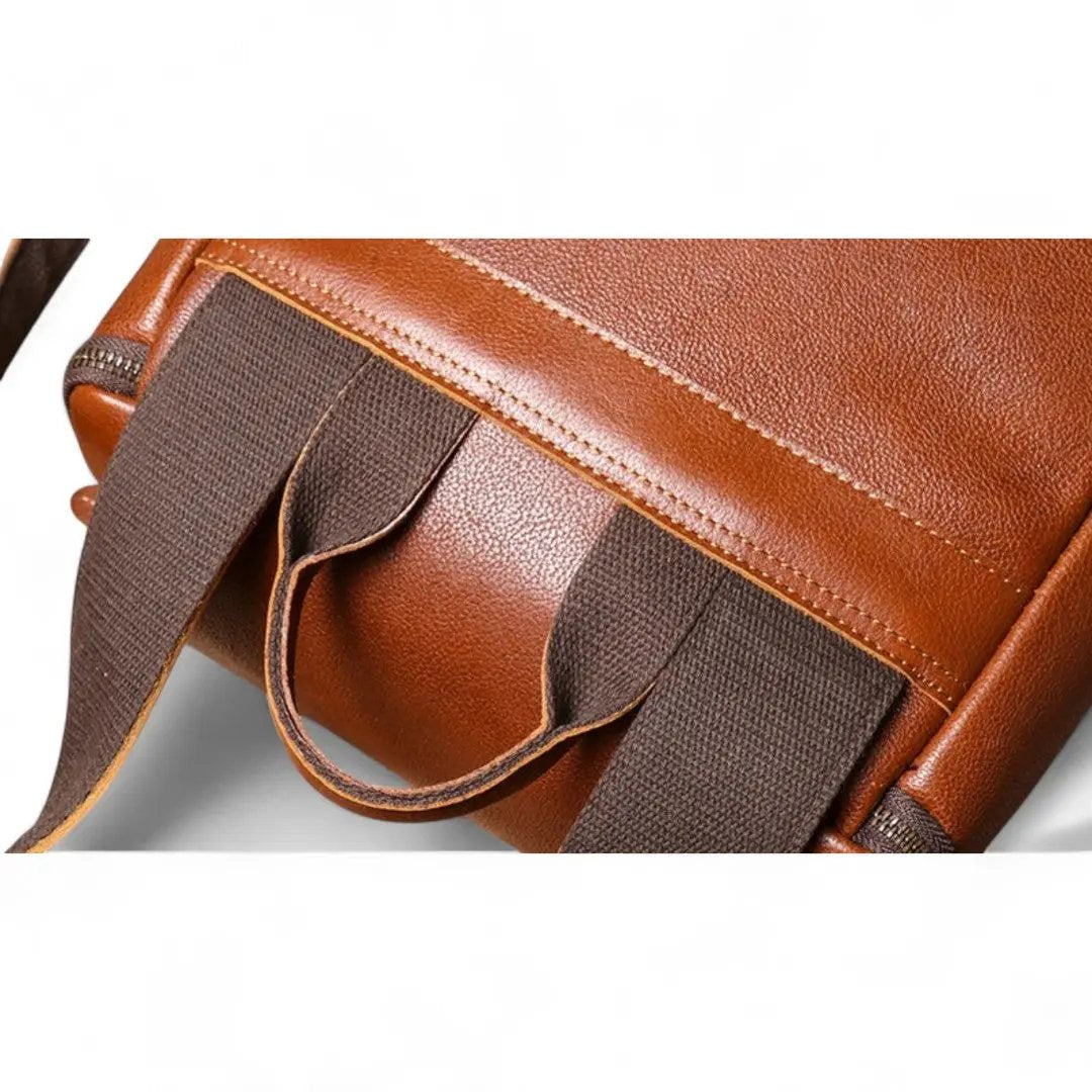 Sac à Dos Cuir Véritable Vintage PC 15’’ Voyage – 20L | Havresacs HavreSacs