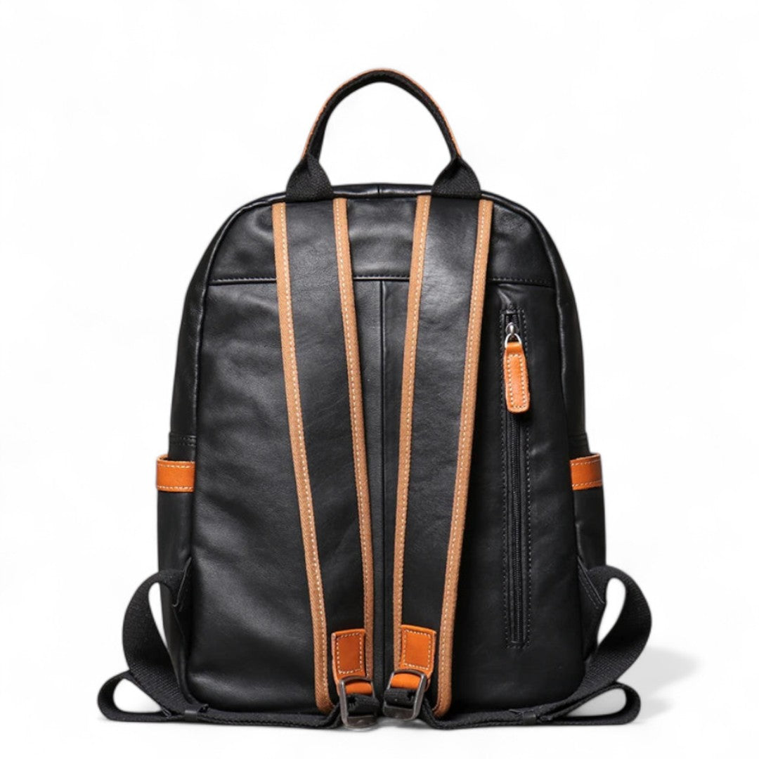 Sac à Dos Cuir Véritable Vintage PC 15’’ Elégant – 20L | Havresacs