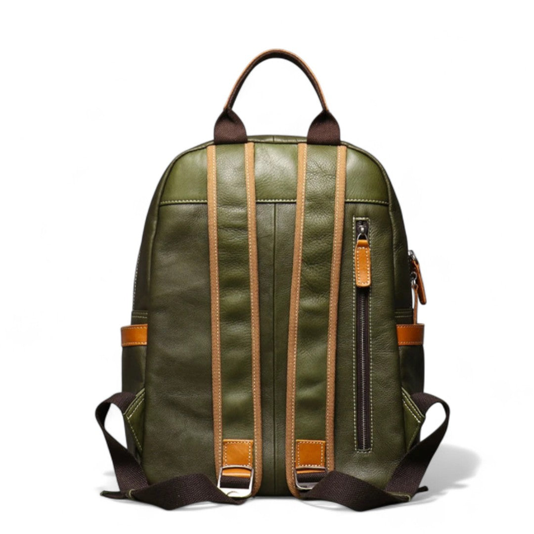 Sac à Dos Cuir Véritable Vintage PC 15’’ Elégant – 20L | Havresacs