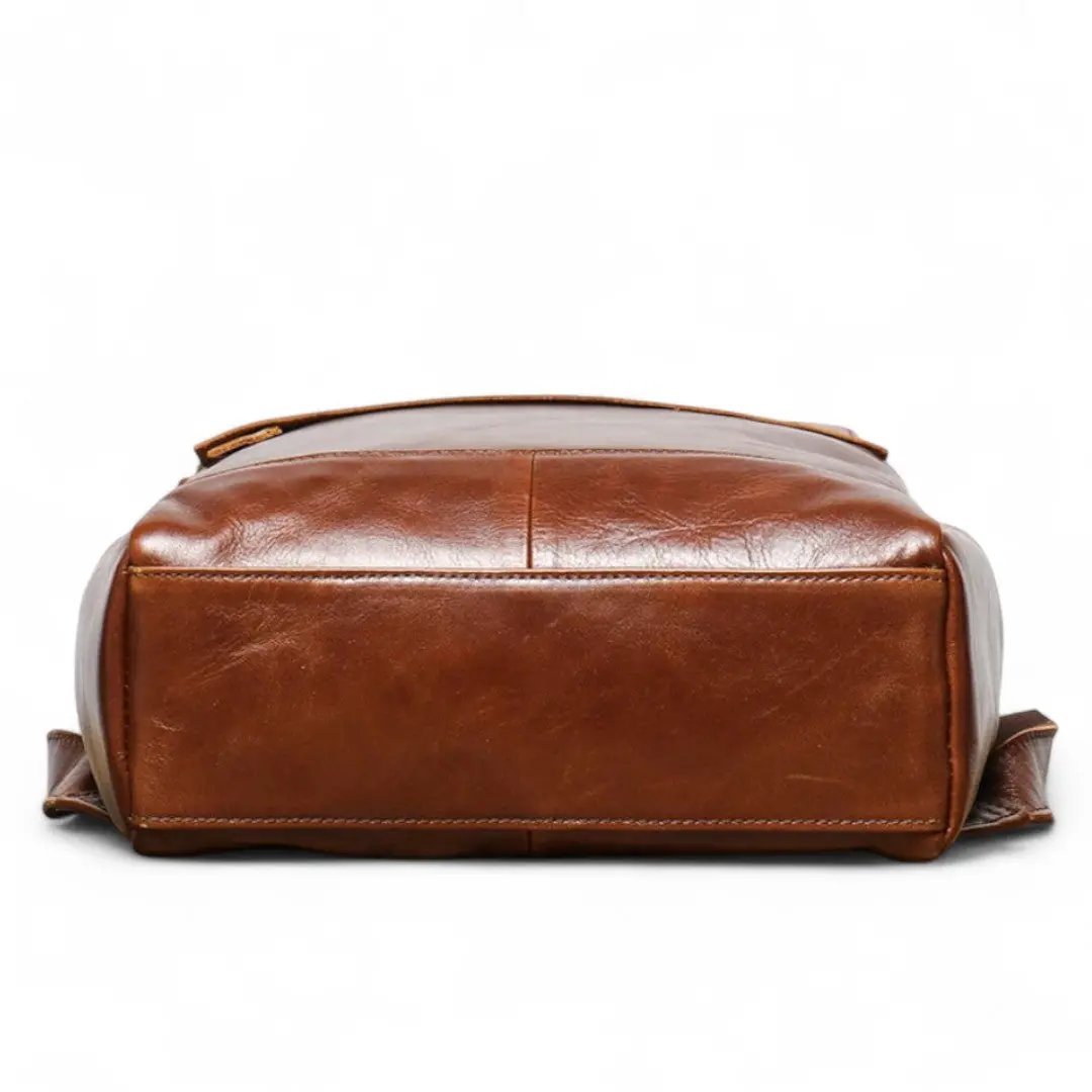 Sac à Dos Cuir Véritable Vintage Ordi 15’’ Léger – 18L | Havresacs HavreSacs