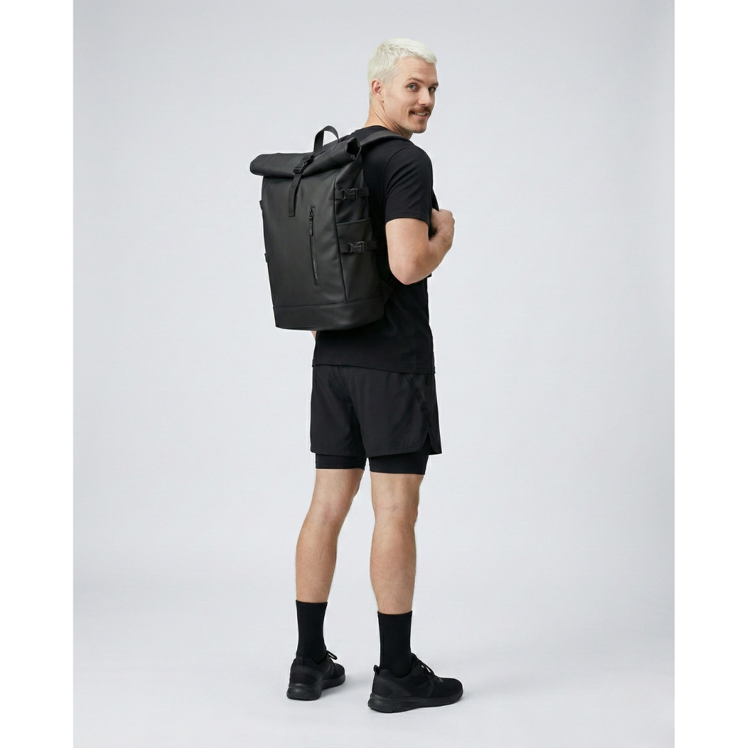 Sac à dos Roll Top waterproof avec USB – Urban Flex – Havresacs