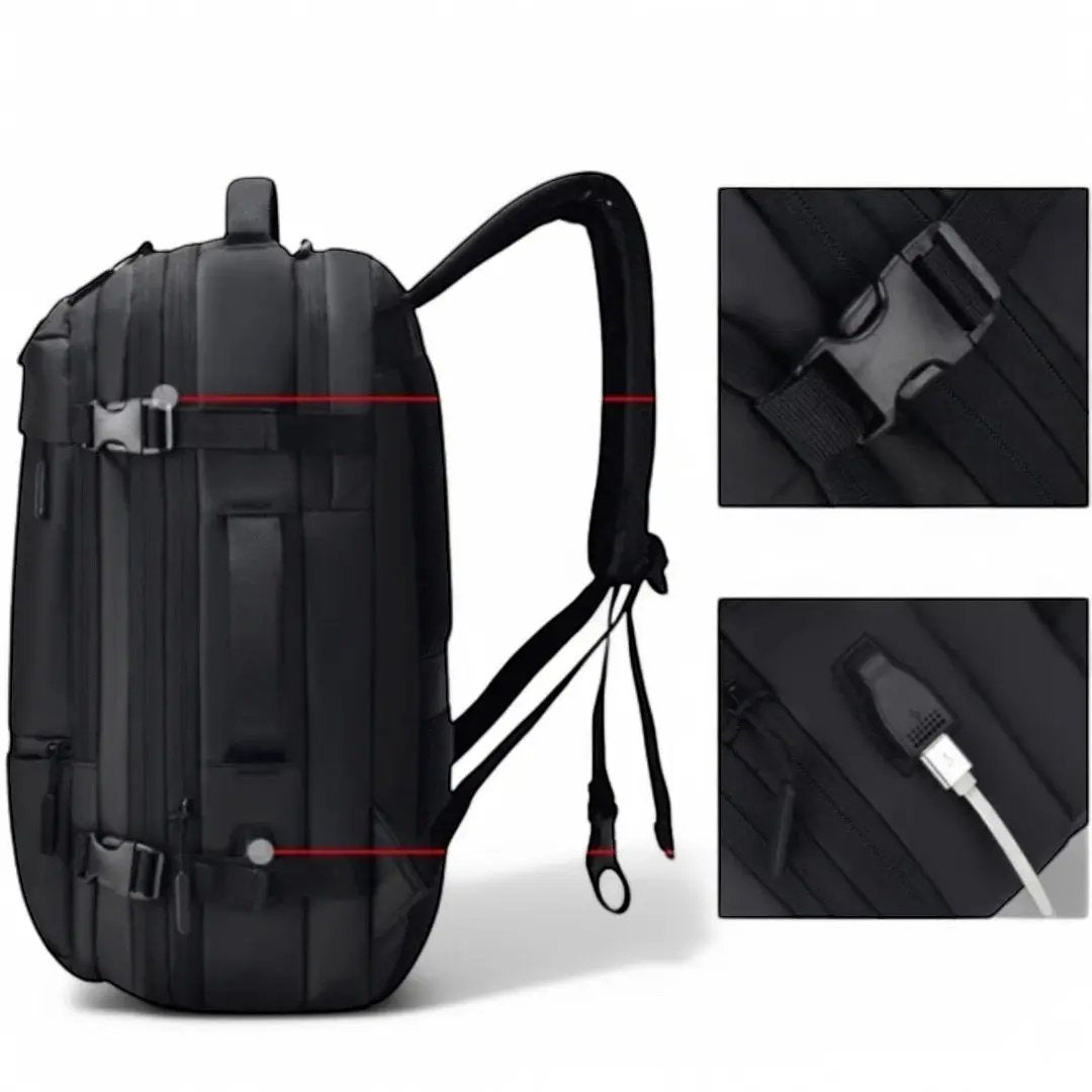 Meilleur sac à dos voyage cabine connecté 30L extensible – Havresacs - HavreS