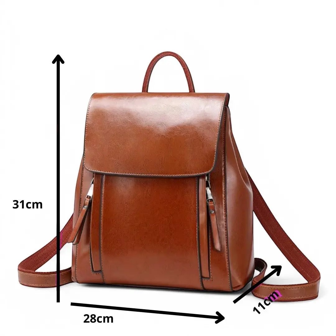 Sac à dos femme en cuir de 10 litres, élégant et léger - Havresacs - HavreS