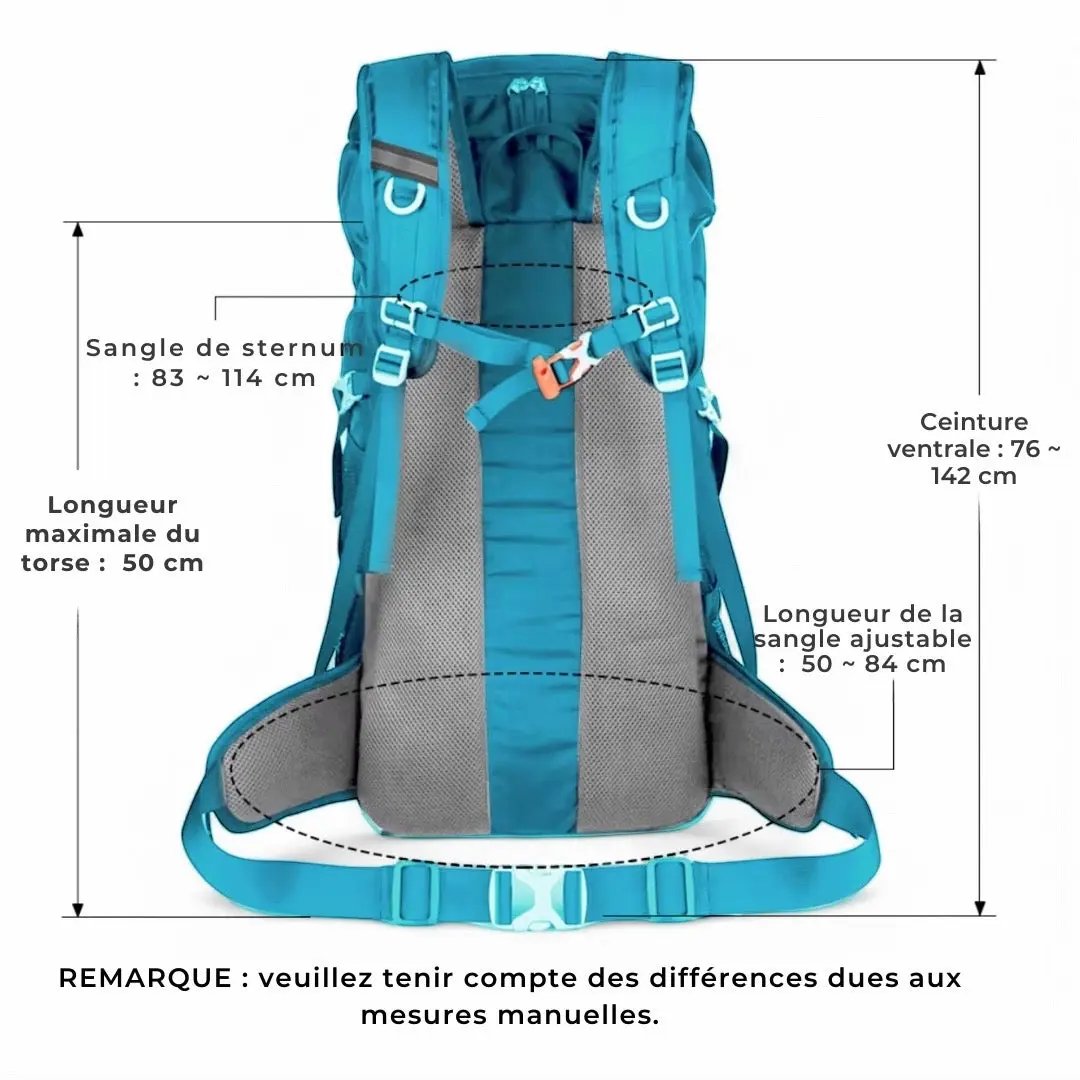 Sac à dos de trekking grande capacité de 50L - Havresacs - HavreS