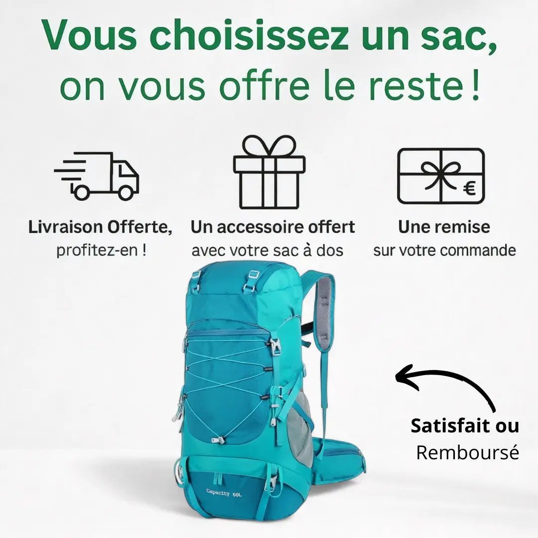 Sac à dos de trekking grande capacité de 50L - Havresacs - HavreS