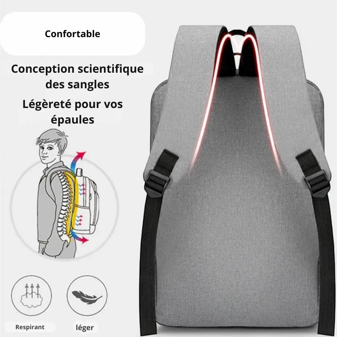 Sac à dos urbain et voyage homme, imperméable et connecté – Havresacs - HavreS