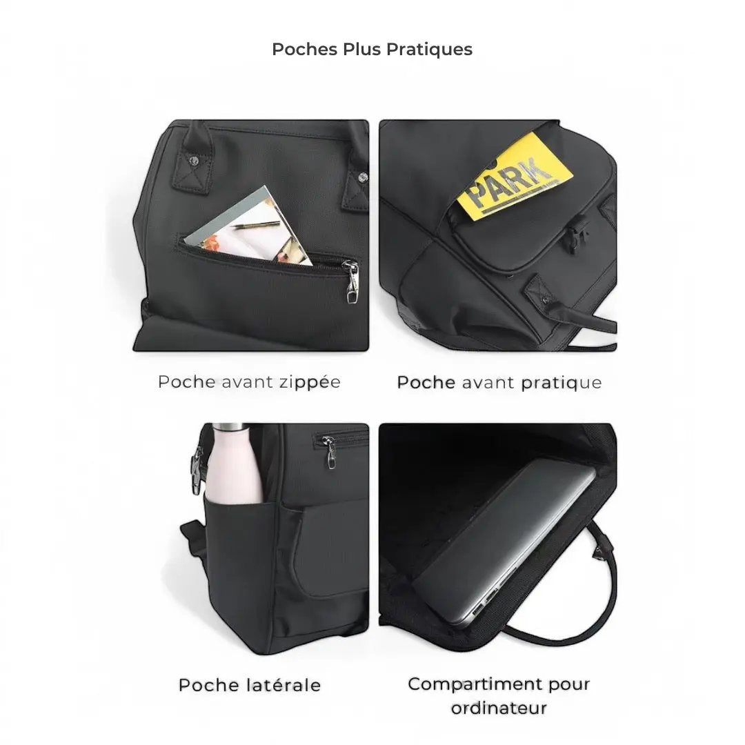 Sac à dos femme voyage élégant, 15L imperméable – Havresacs - HavreS