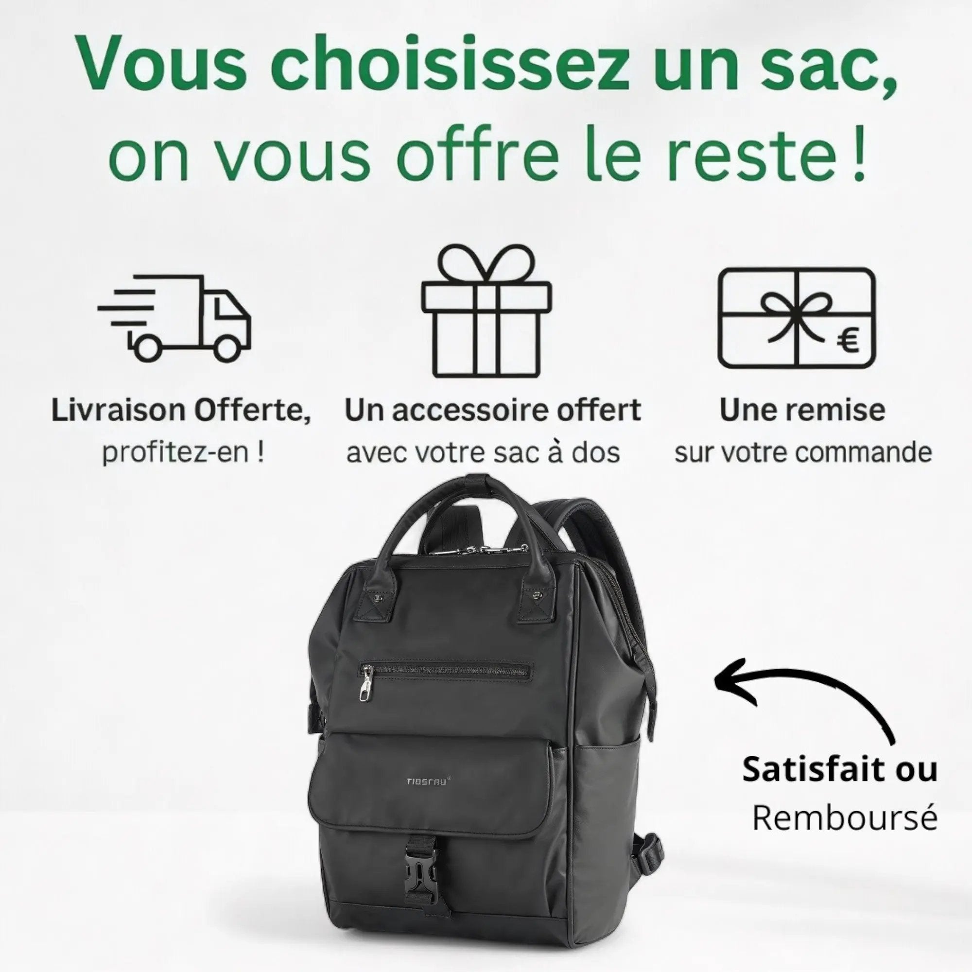 Sac à dos femme voyage élégant, 15L imperméable – Havresacs - HavreS