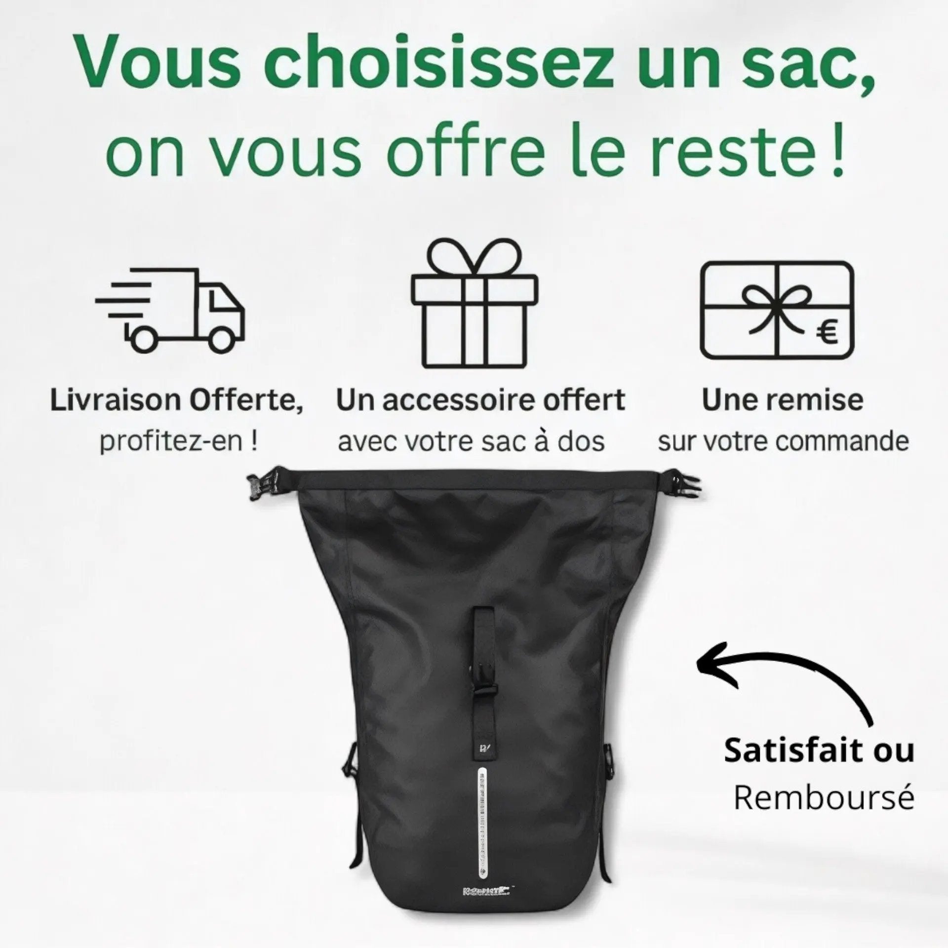 Sacoche vélo sac à dos étanche de 20L - Havresacs - HavreS