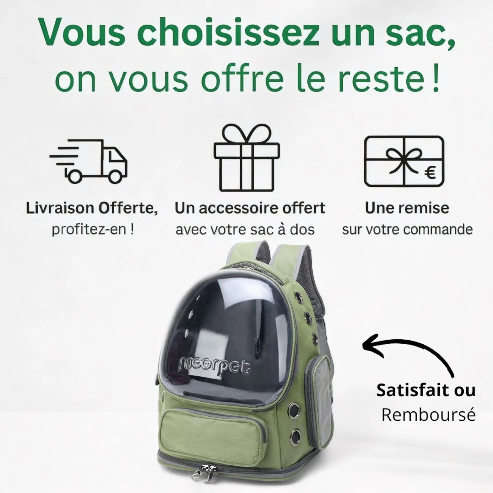 Sac à dos transparent pour animaux de 38 litres - Havresacs - HavreS