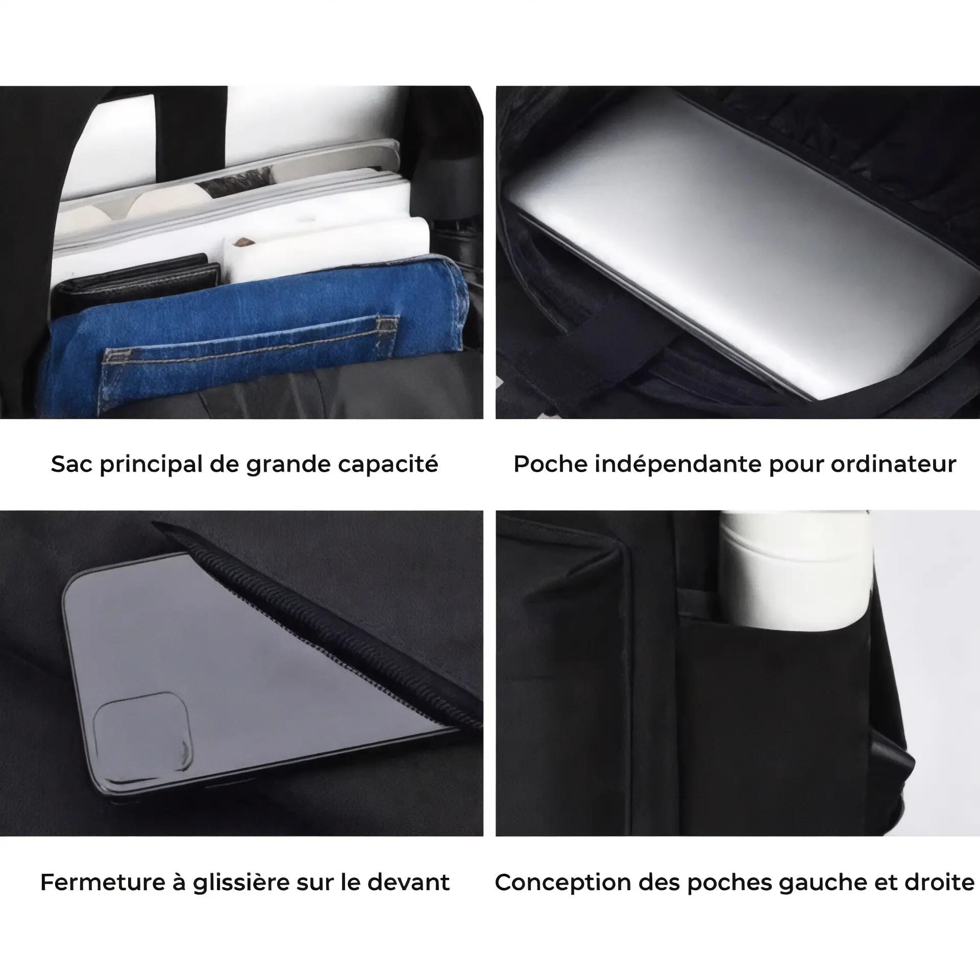 Sac à dos lycéen pour ordinateur 15 pouces, 20 litres – Havresacs - HavreS