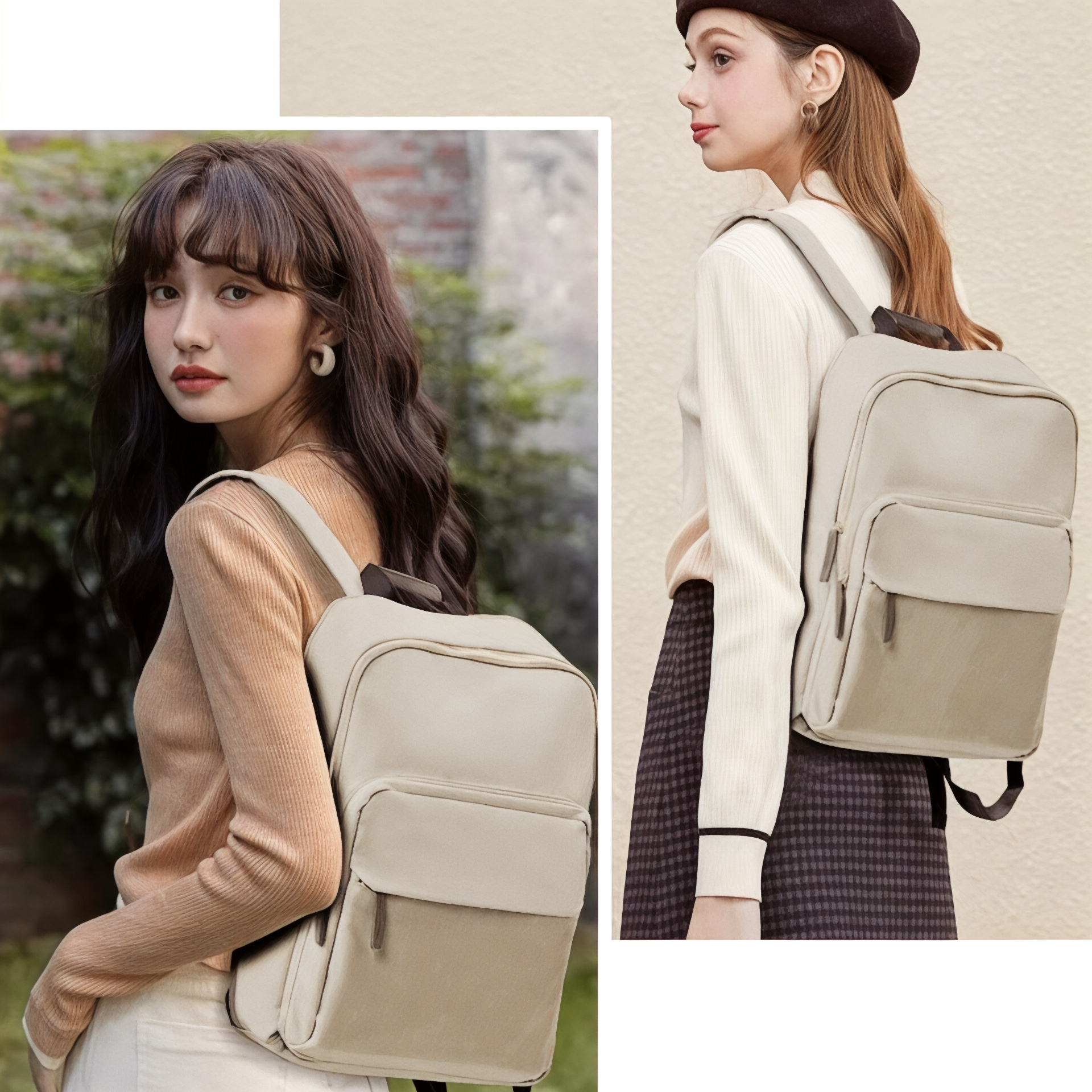 Sac à dos femme voyage élégant – Travel Chic – Havresacs