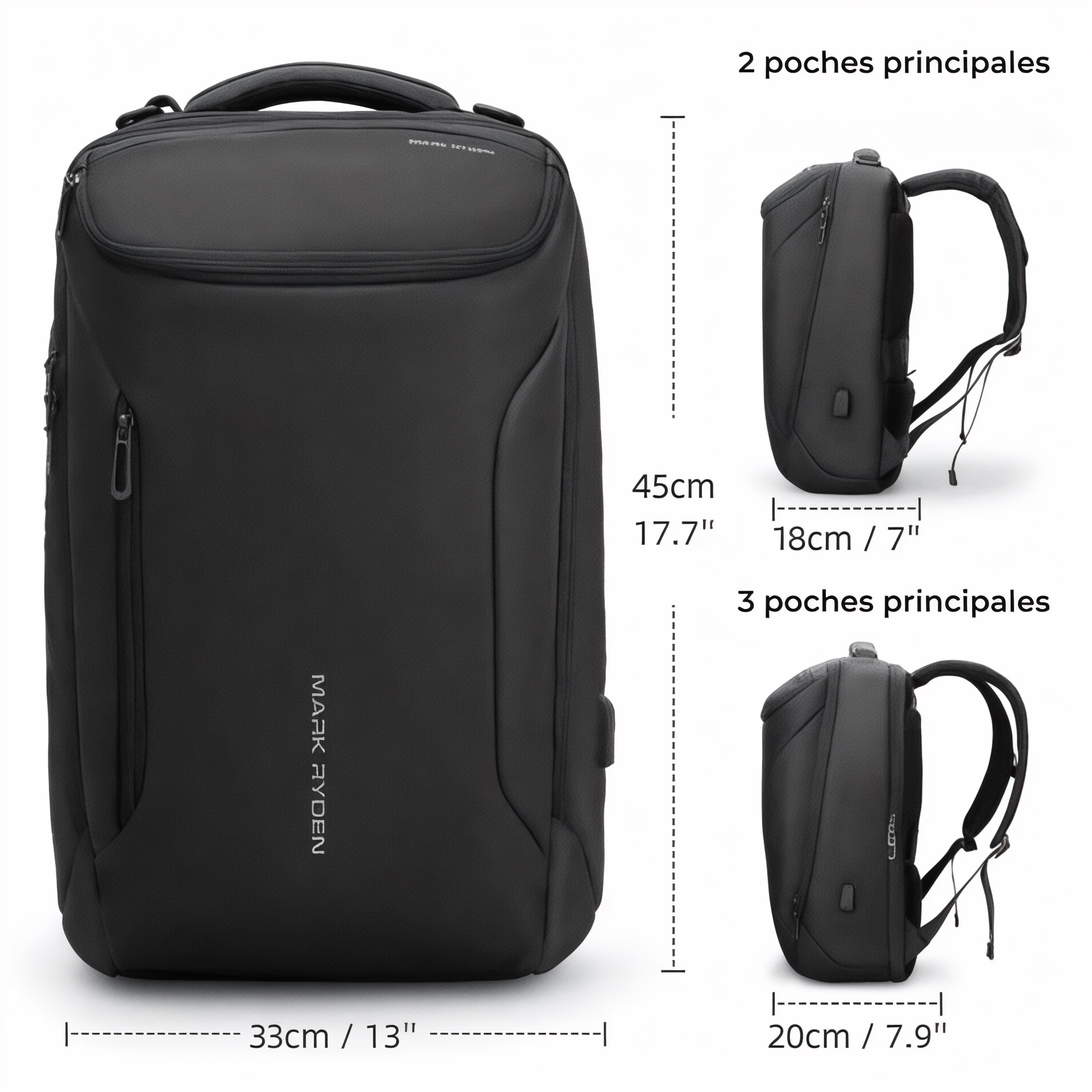 Sac à dos waterproof de 30L – Compacto Pro – Havresacs
