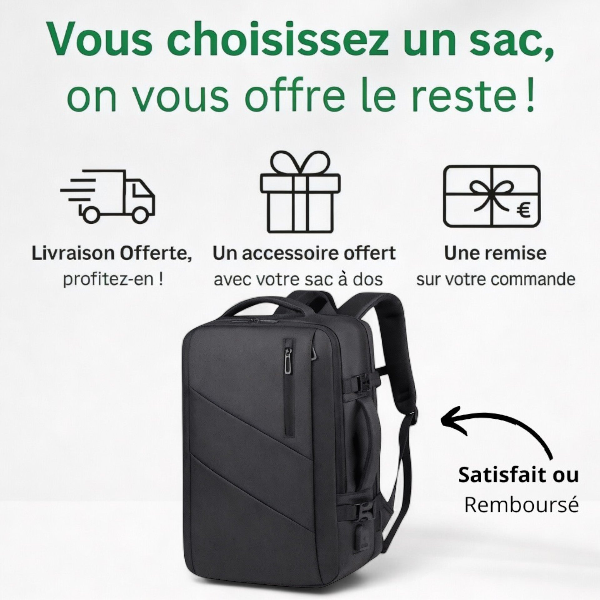 Sac à dos extensible étanche de 20 litres – Expand Pro – Havresacs