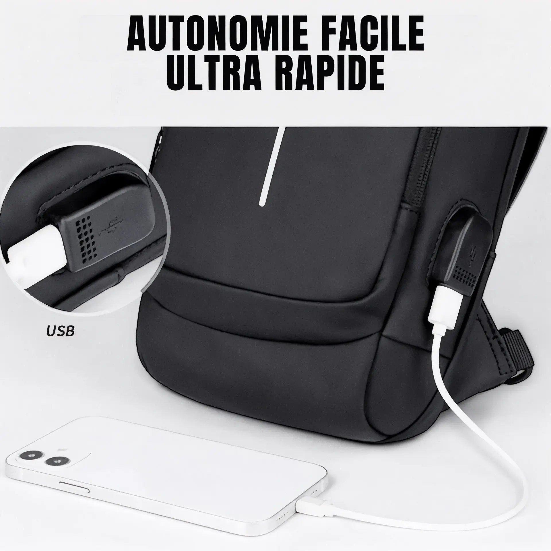 Sac bandoulière étanche de 3L, antivol avec cadenas – Havresacs - HavreS