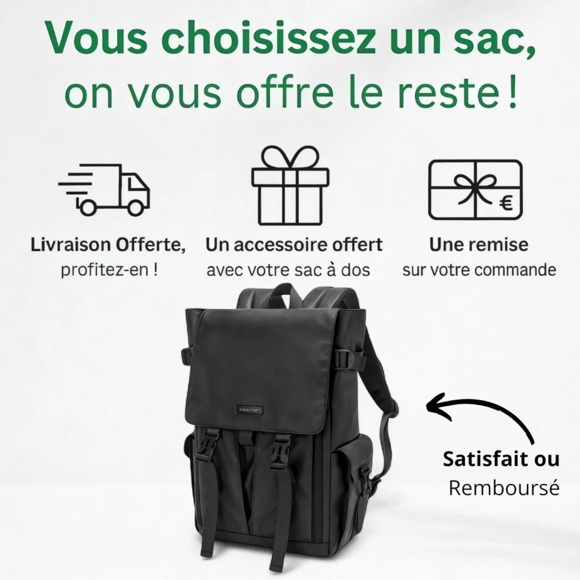 Sac à dos tendance homme femme urbain 16L, PC 15 pouces – Havresacs - HavreS