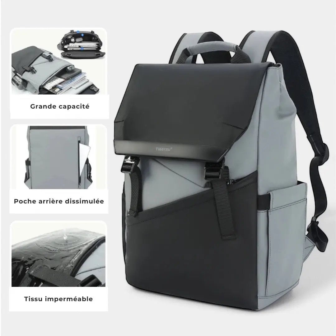 Sac à dos connecté étanche et urbain, ordinateur 15 pouces –Havresacs - HavreS