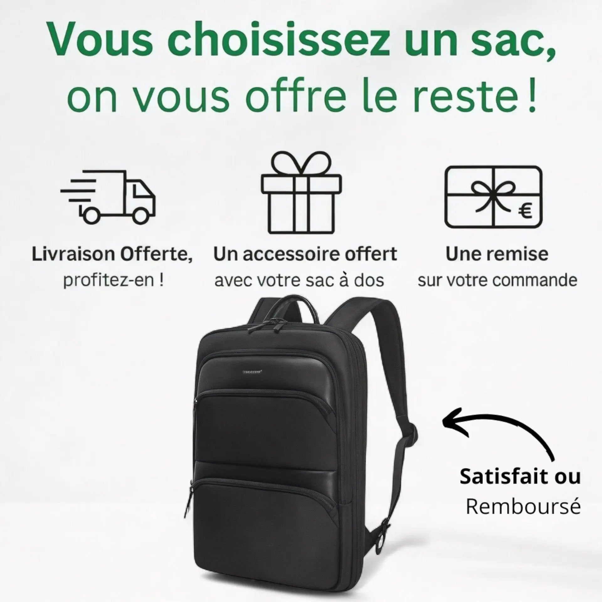 Sac à dos ordinateur 17 pouces léger parfait pour voyager – Havresacs - HavreS