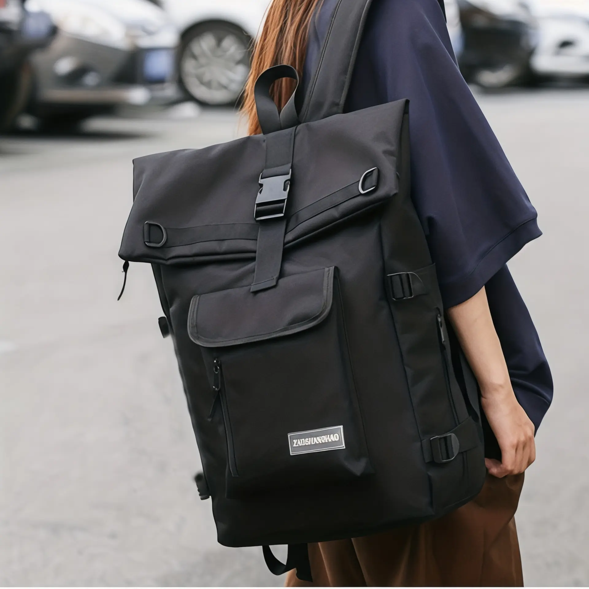 Sac à dos tendance noir idéal en voyage homme et femme – Havresacs - HavreS