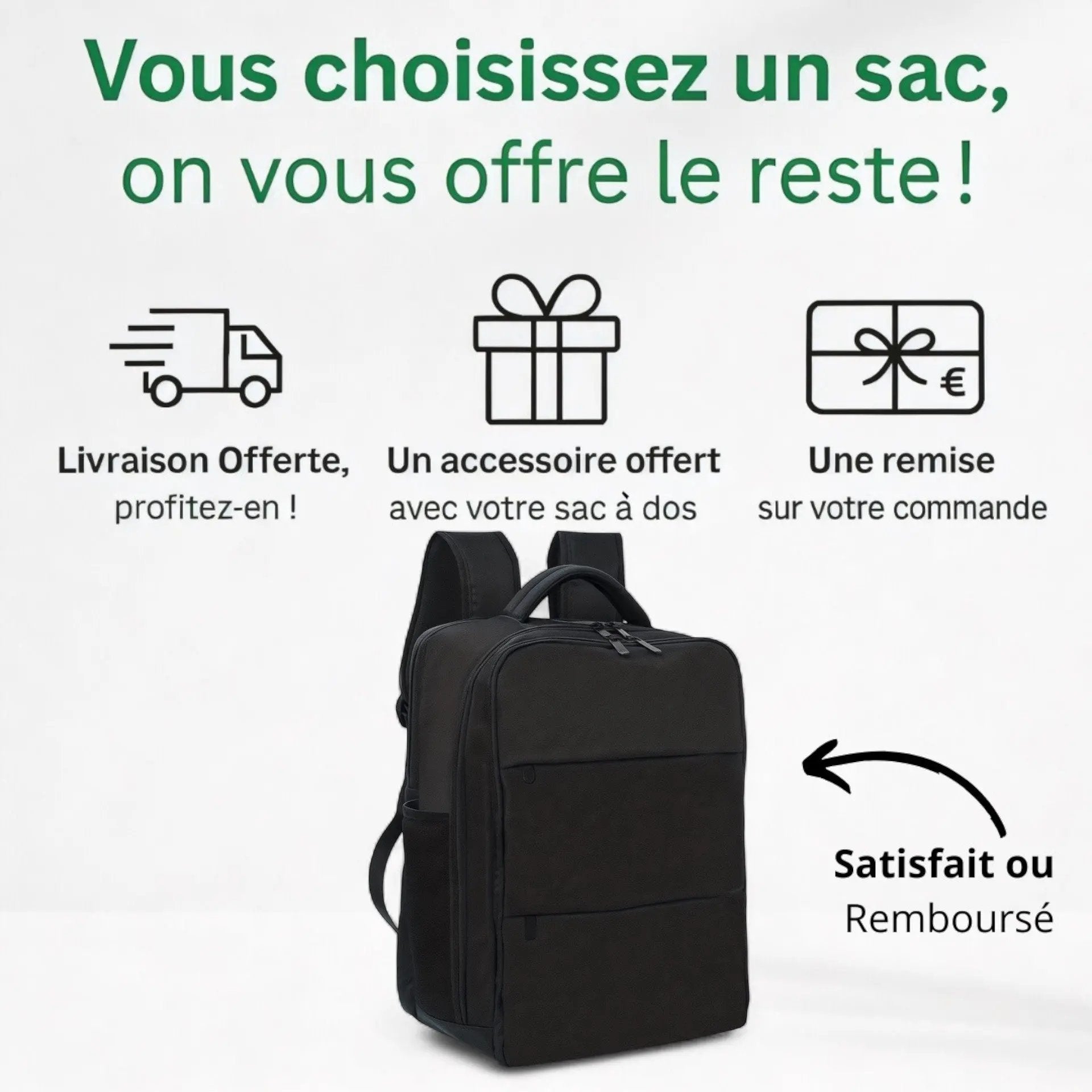 Sac à dos ultra léger de voyage en avion, PC 15 pouces – Havresacs - HavreS