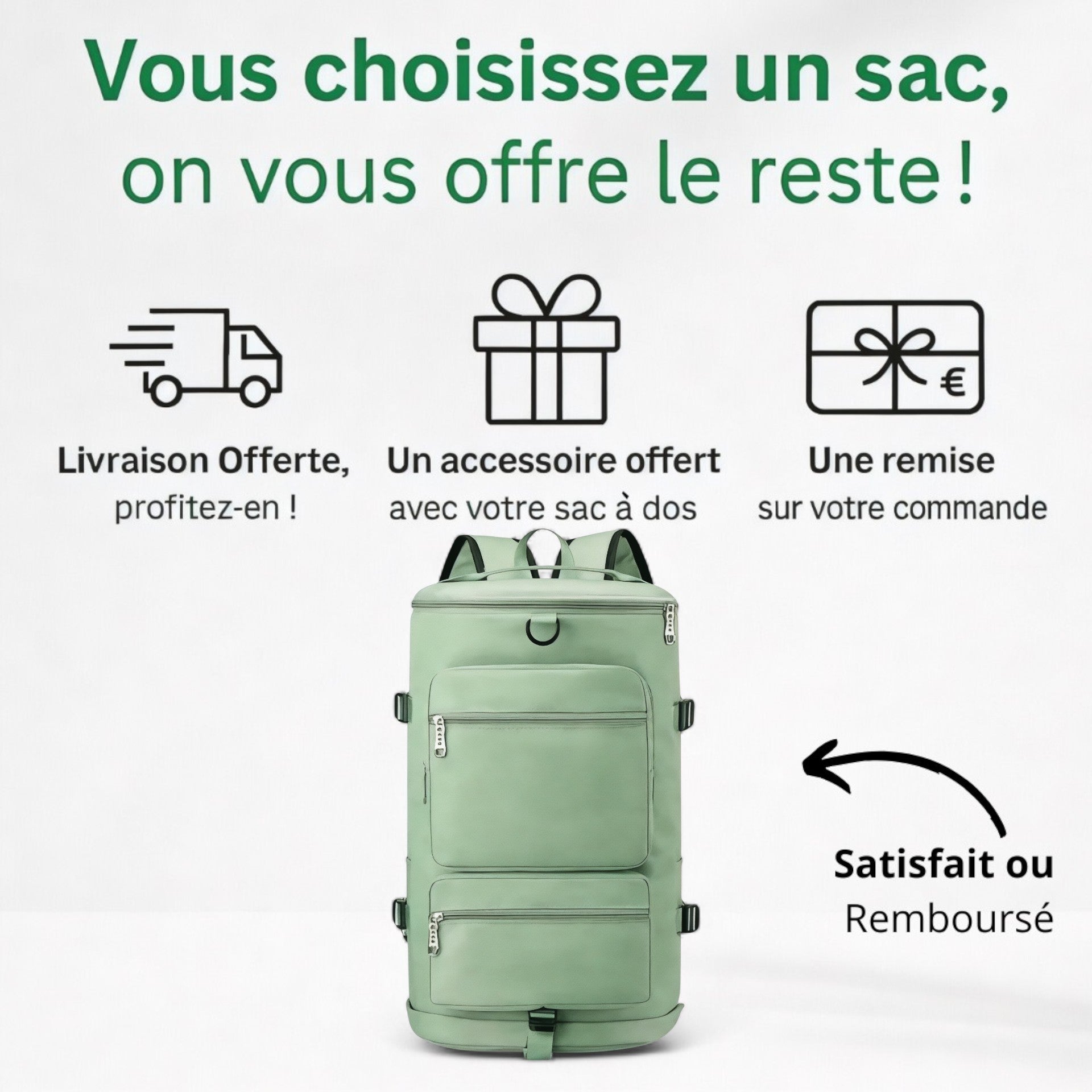 Sac à dos voyage chic et sport 40L – Aurora Voyage – Havresacs