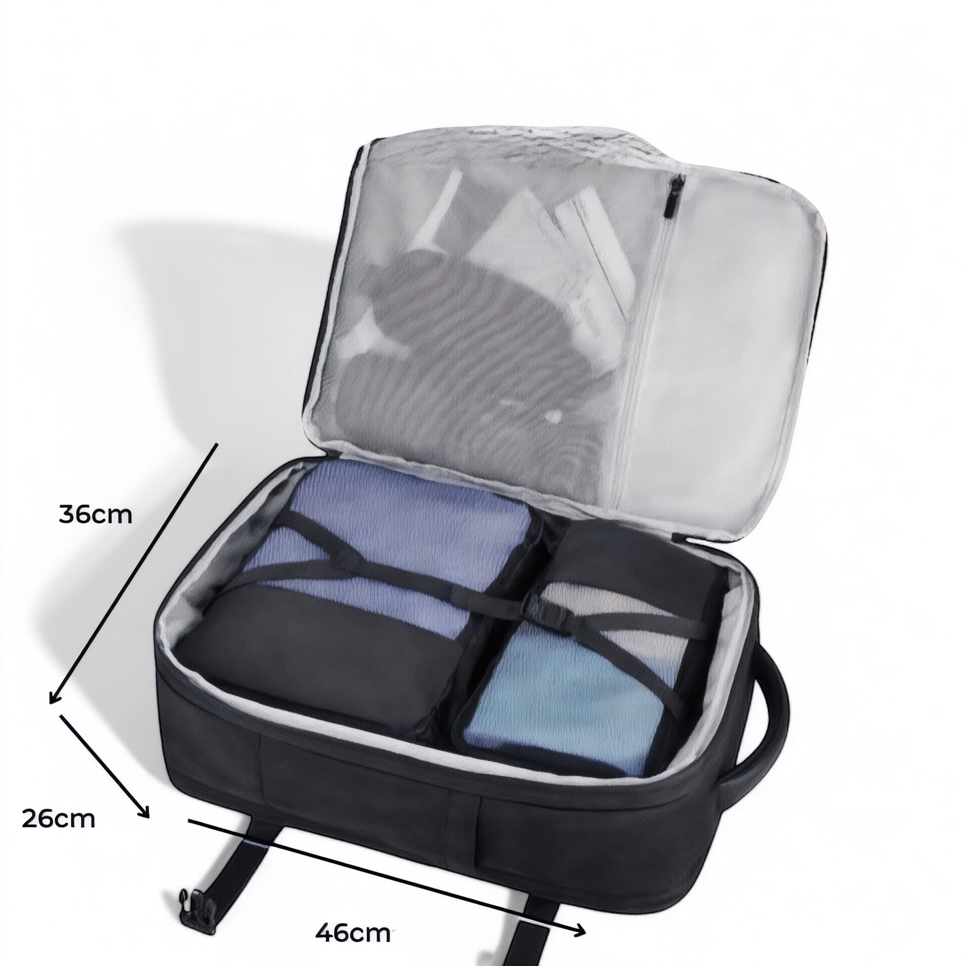 Sac à dos bagage à main extensible – Eclipse – Havresacs