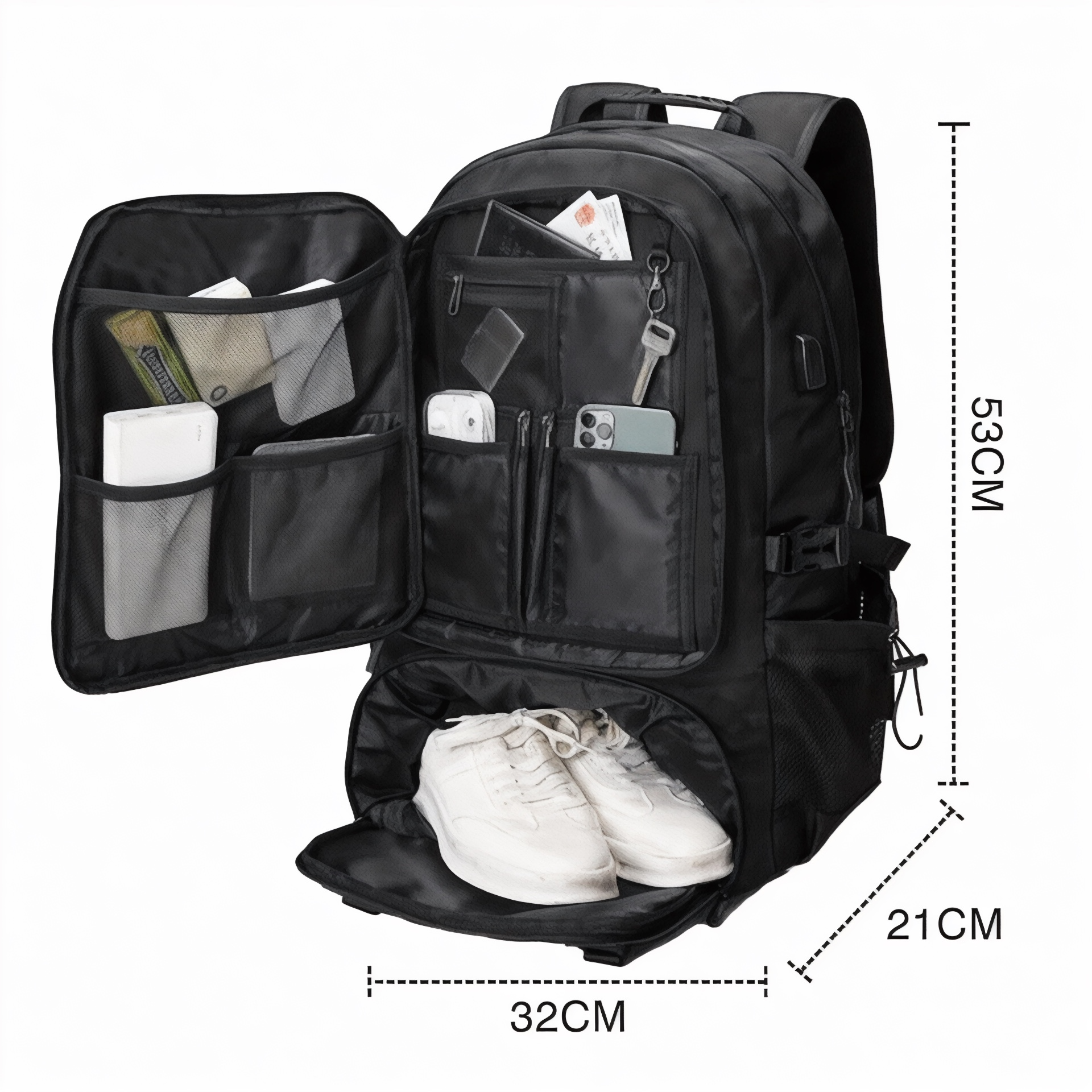 Sac à dos voyage 45L/60L étanche Krump – Havresacs