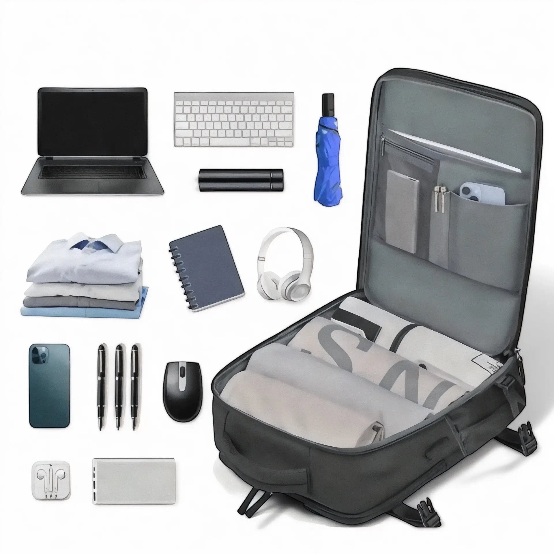 Sac à dos voyage, cabine avion grand capacité 25 litres - Havresacs - HavreS