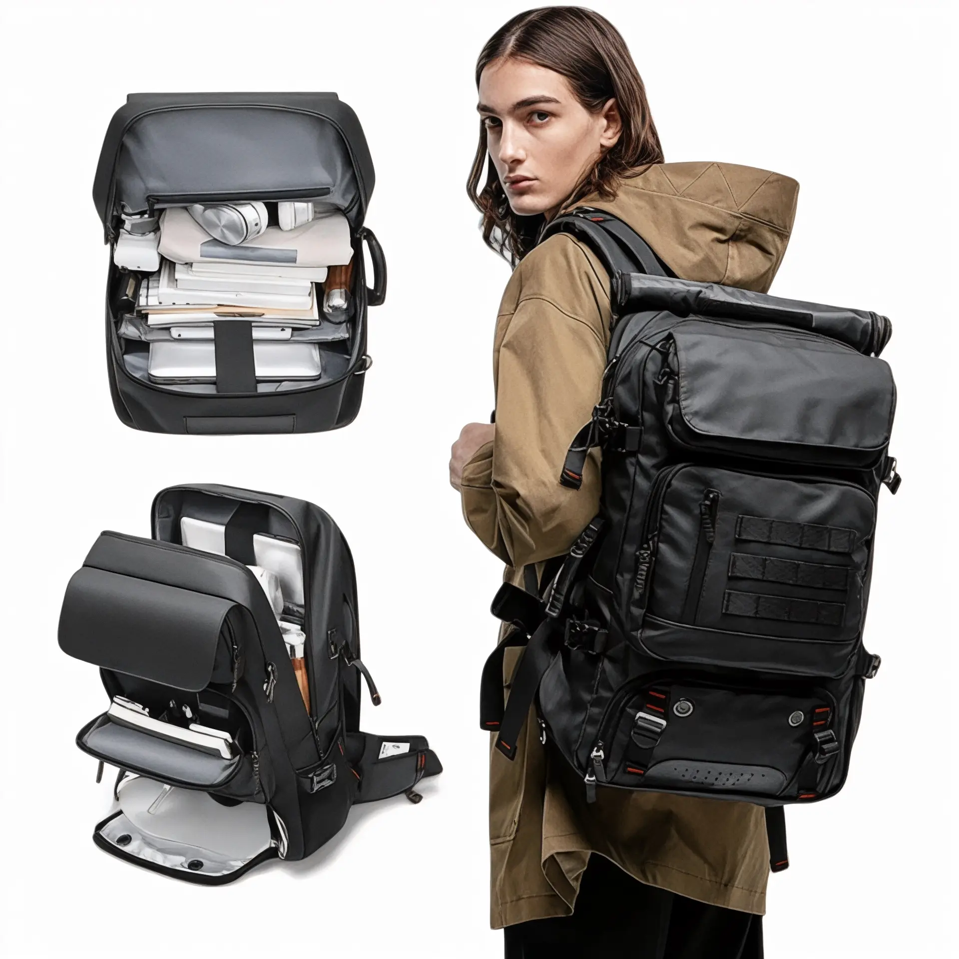 Sac à dos voyage 50L, avec poche ordinateur 17 pouces - Havresacs - HavreS