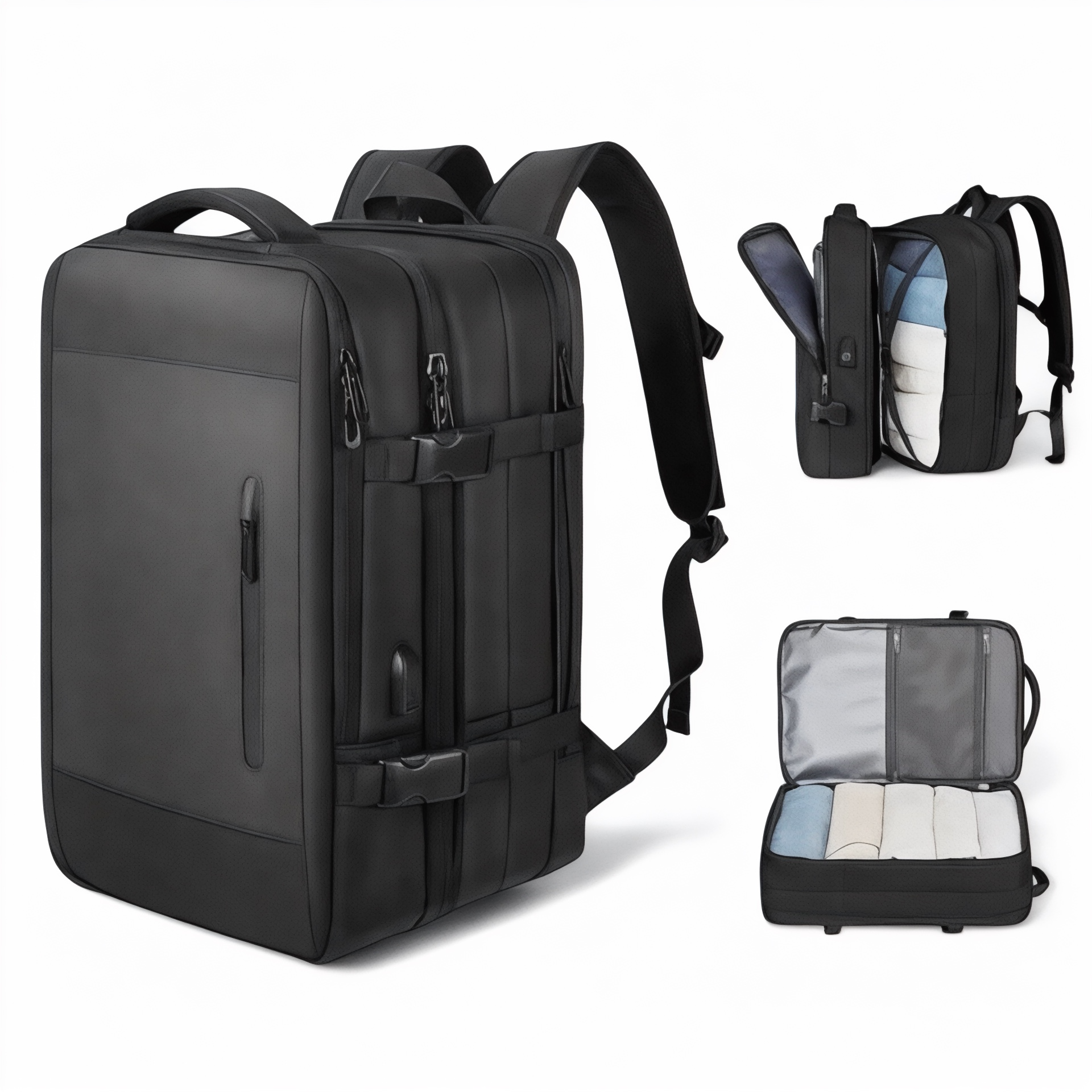 Sac à dos extensible 40l idéal en voyage – ExpandPak – Havresacs