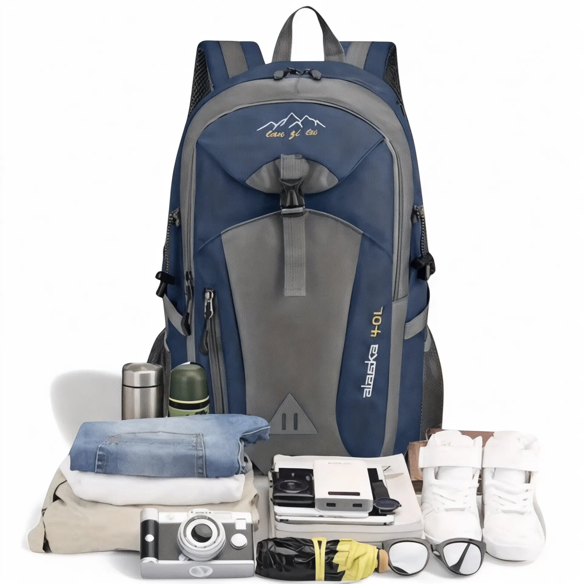 Sac à dos randonnée 40L compartiment ordinateur 17 pouces - Havresacs - HavreS