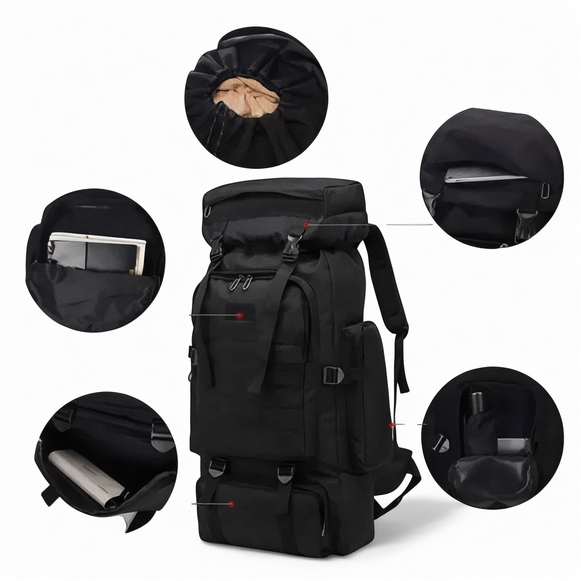 Sac militaire grande capacité 75L – Tactical Pro – Havresacs