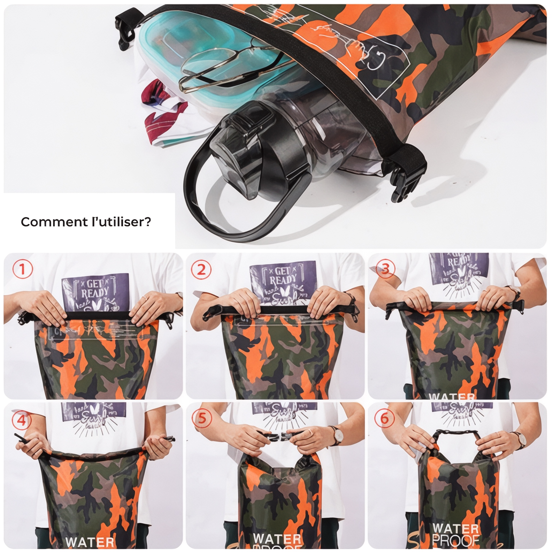 Sac à dos étanche 30L sports aquatiques – AquaDry – Havresacs