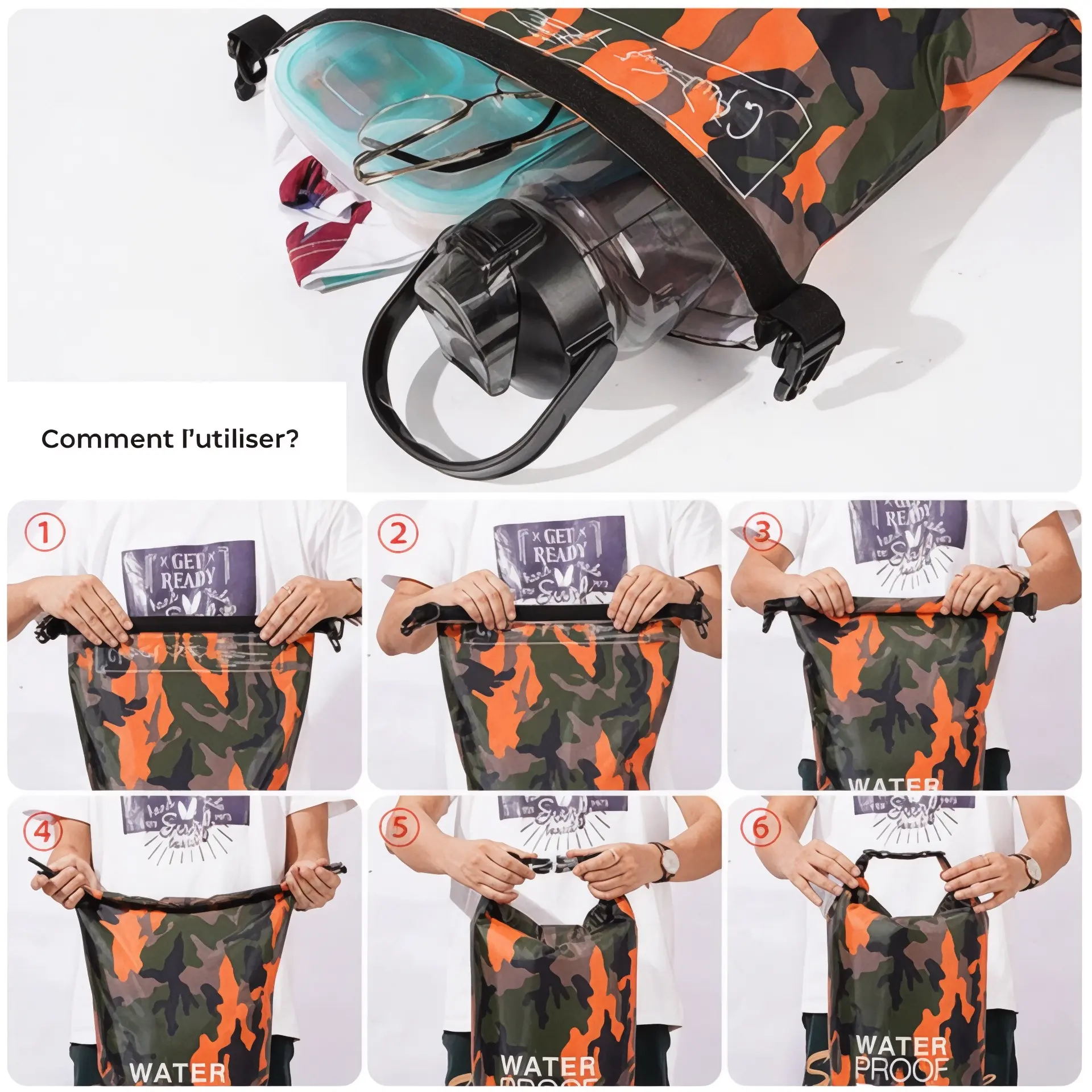 Sac à dos étanche de 30L pour sports aquatiques - Havresacs - HavreS