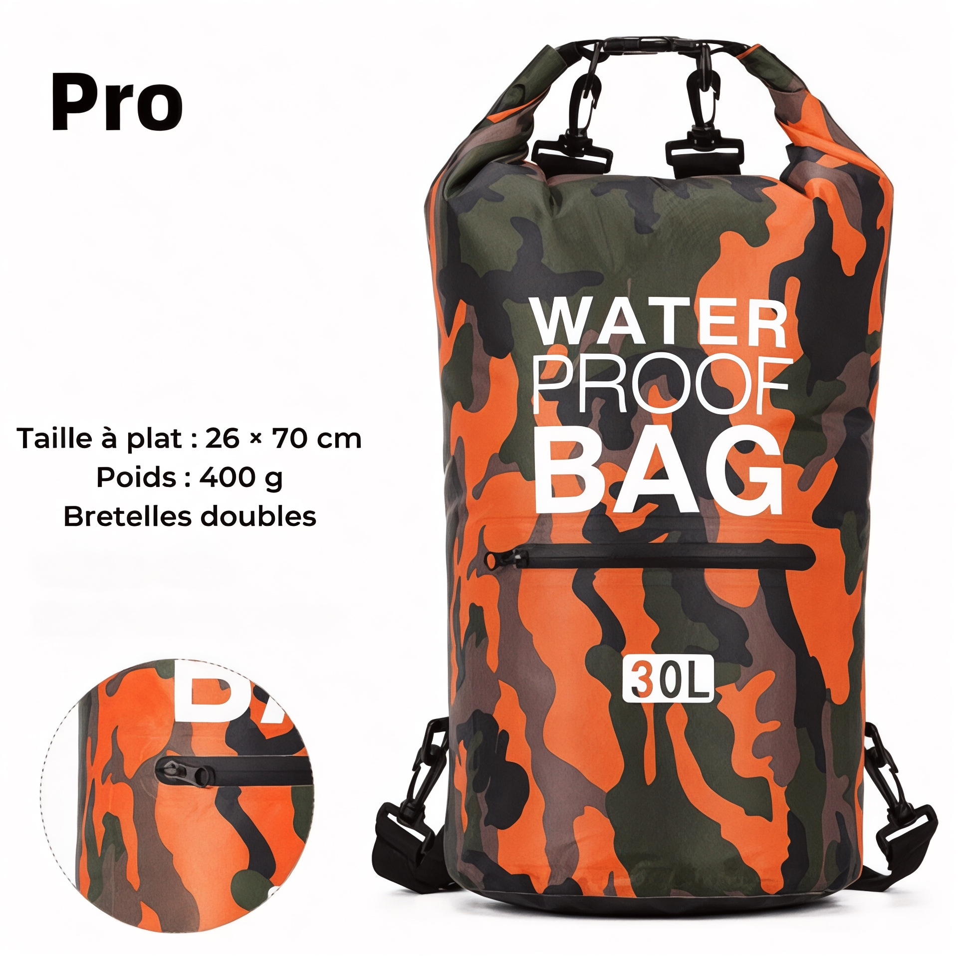 Sac à dos étanche 30L sports aquatiques – AquaDry – Havresacs