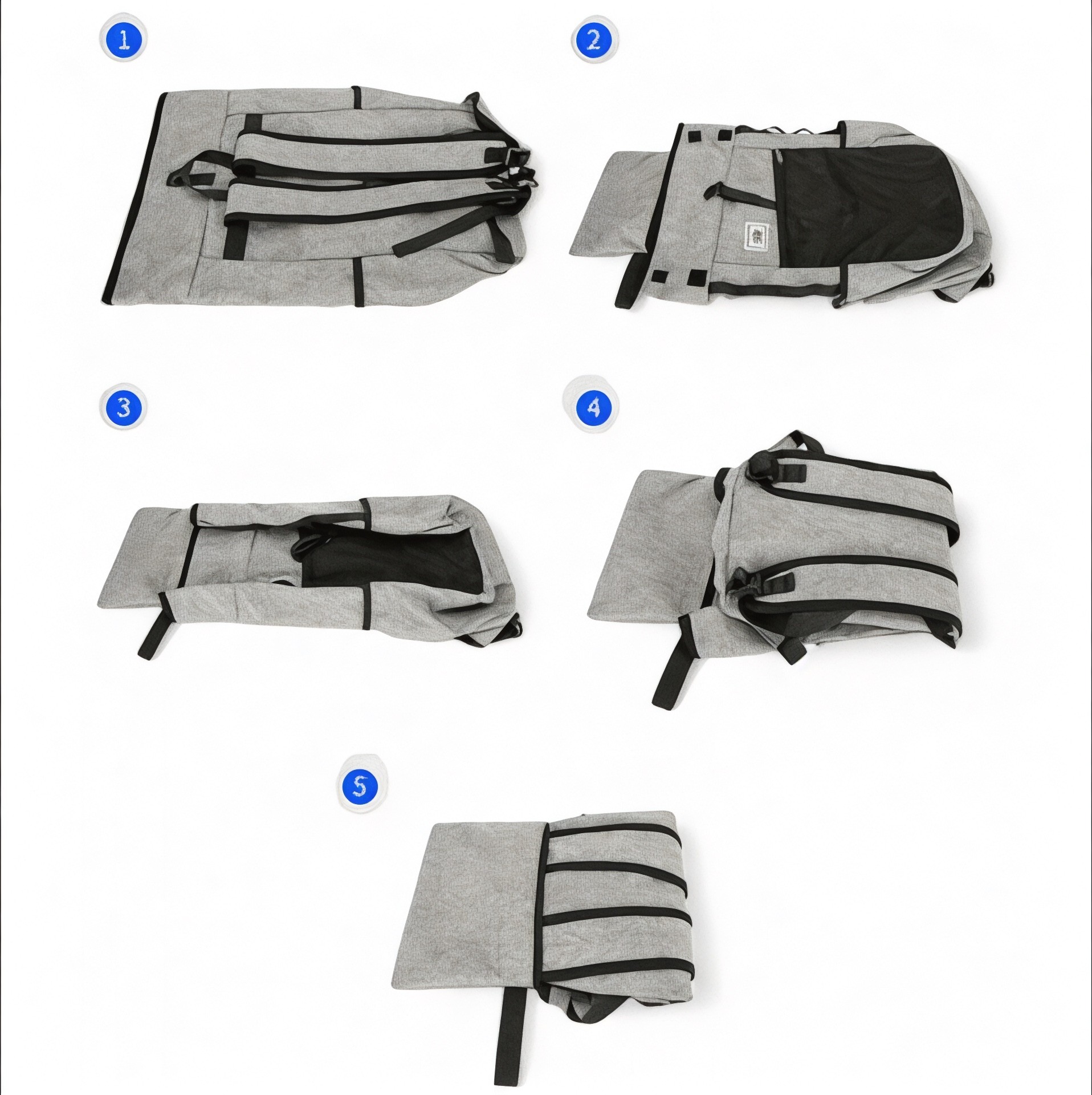 Sac à dos pliable ultraléger de 15L