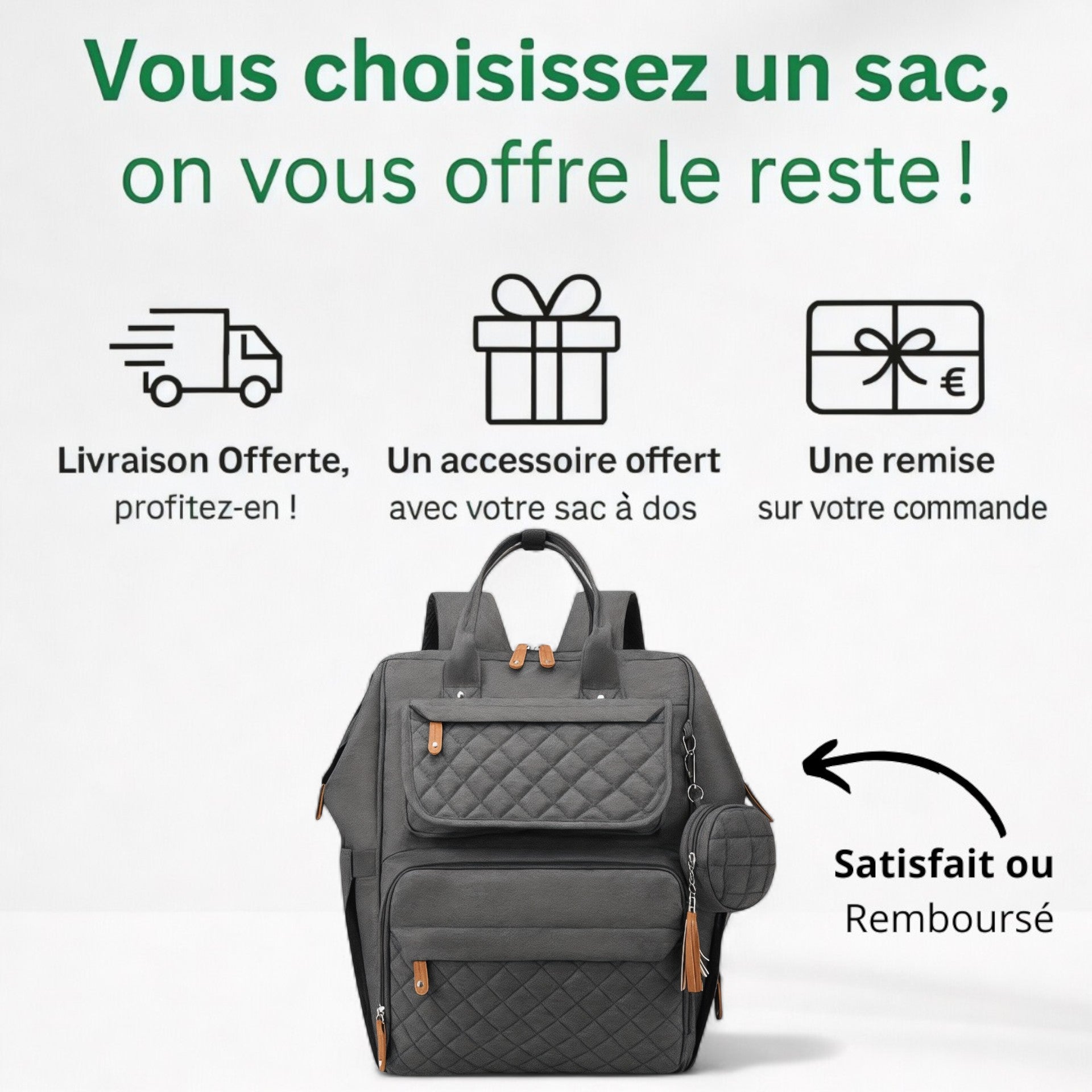 Meilleur sac à dos langer de 30L – BabyCare Pro – Havresacs