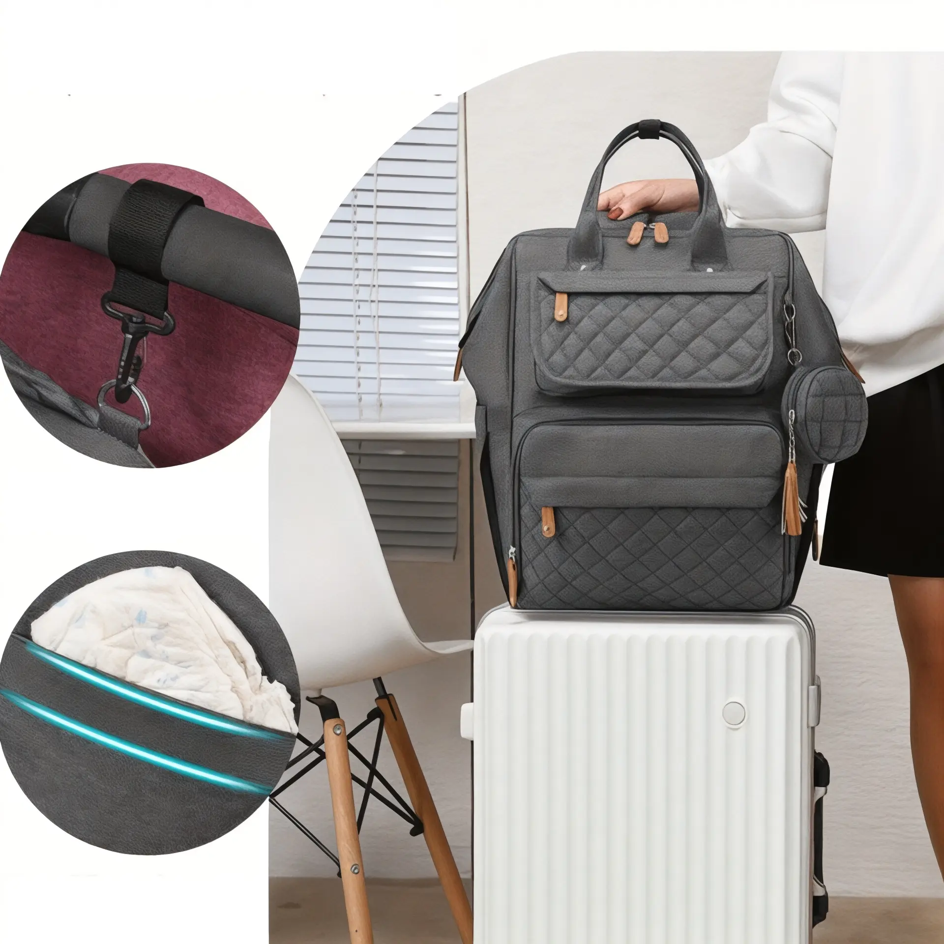 Meilleur sac à dos langer idéal pour les parents 30L - Havresacs - HavreS