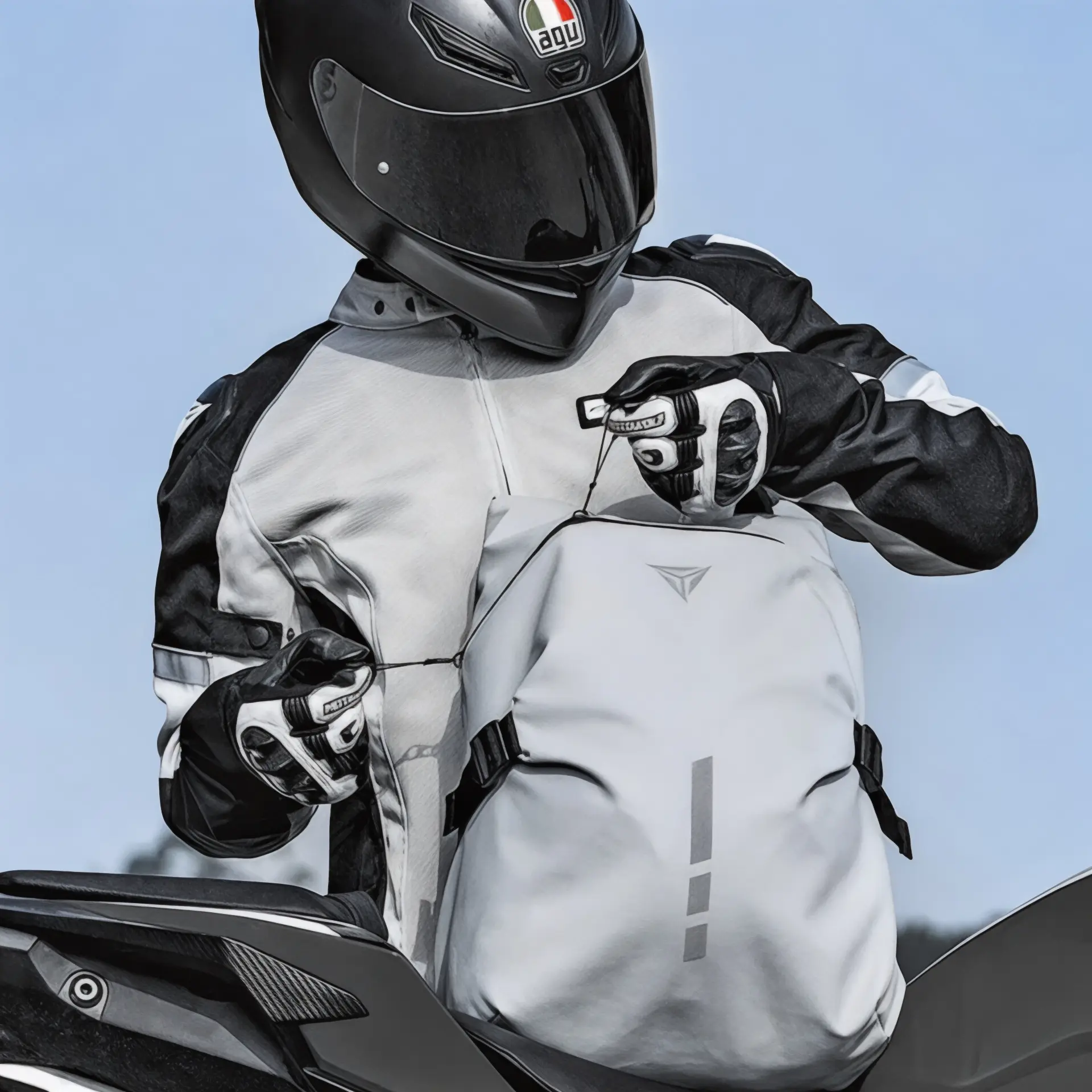 Sac à dos moto étanche de 30L poche ordinateur 15 pouces - Havresacs - HavreS