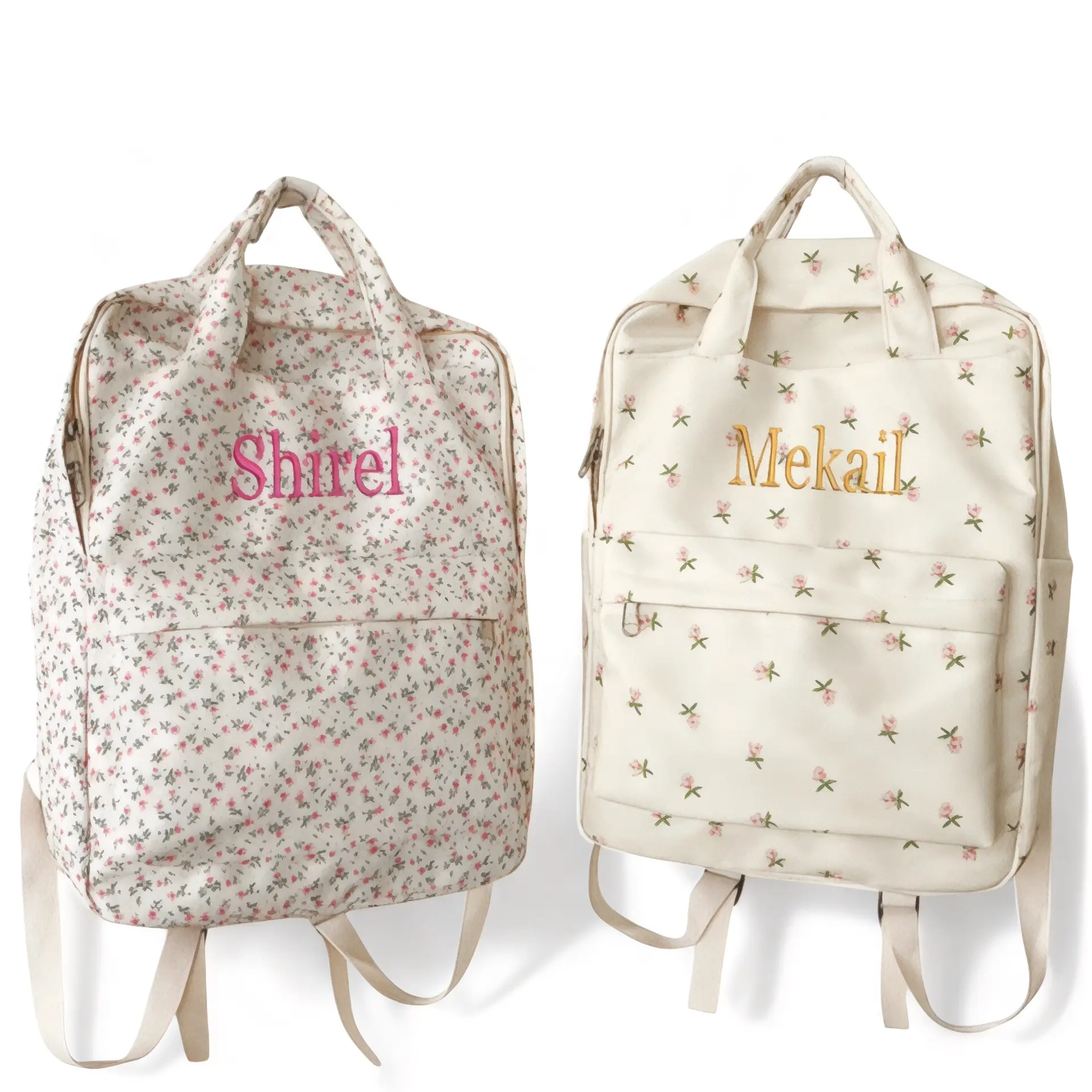 Sac à dos personnalisé prénom fleurs de 13 litres - Havresacs - HavreS