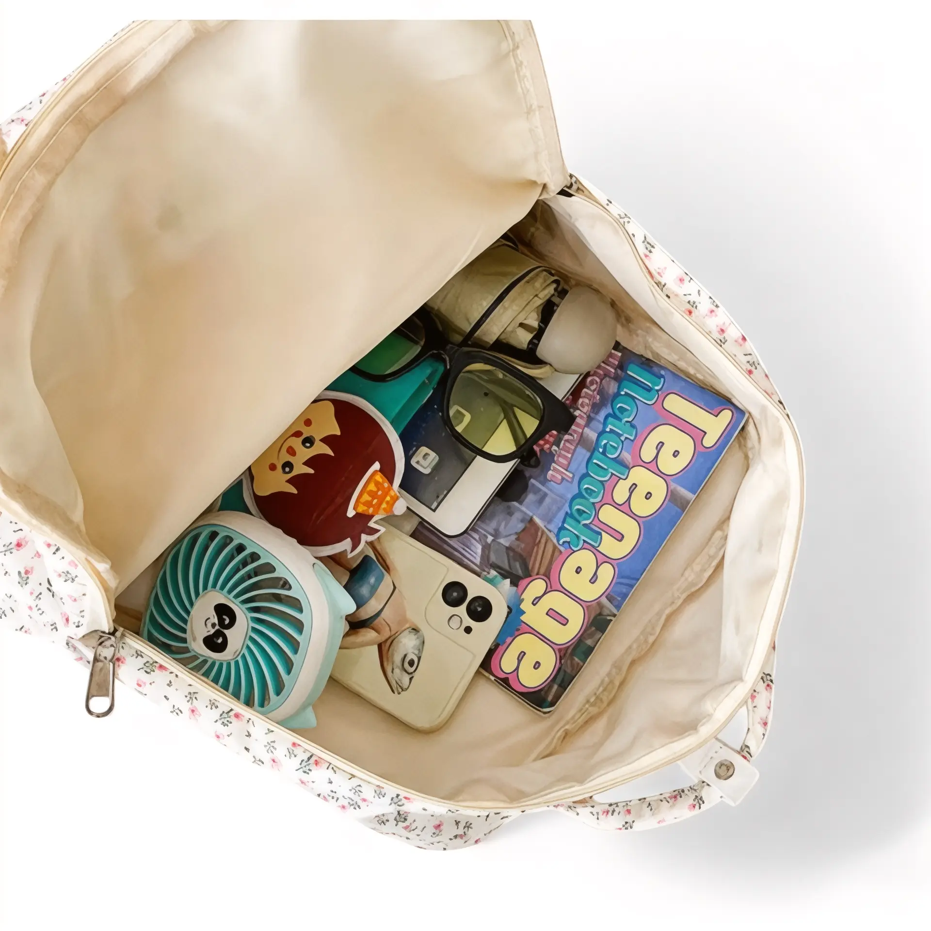 Sac à dos personnalisé prénom fleurs de 13 litres - Havresacs - HavreS
