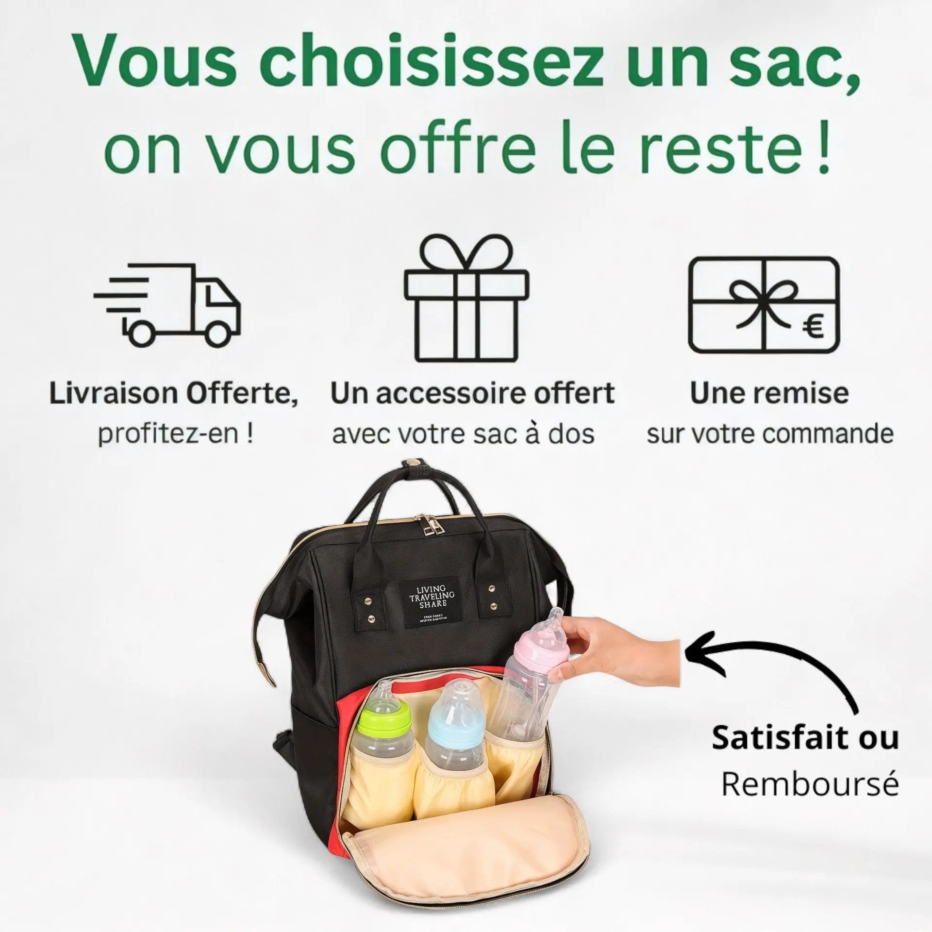 Sac à dos à langer multifonctionnel idéal en voyage - Havresacs - HavreS