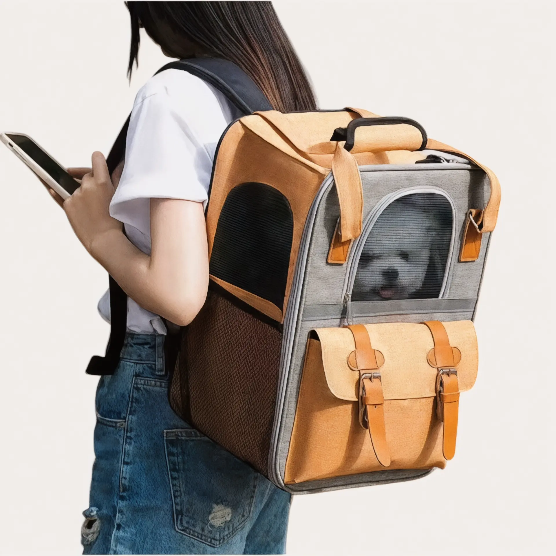 Sac à dos pour chien et chat de 10kg, idéal pour voyager - Havresacs - HavreS